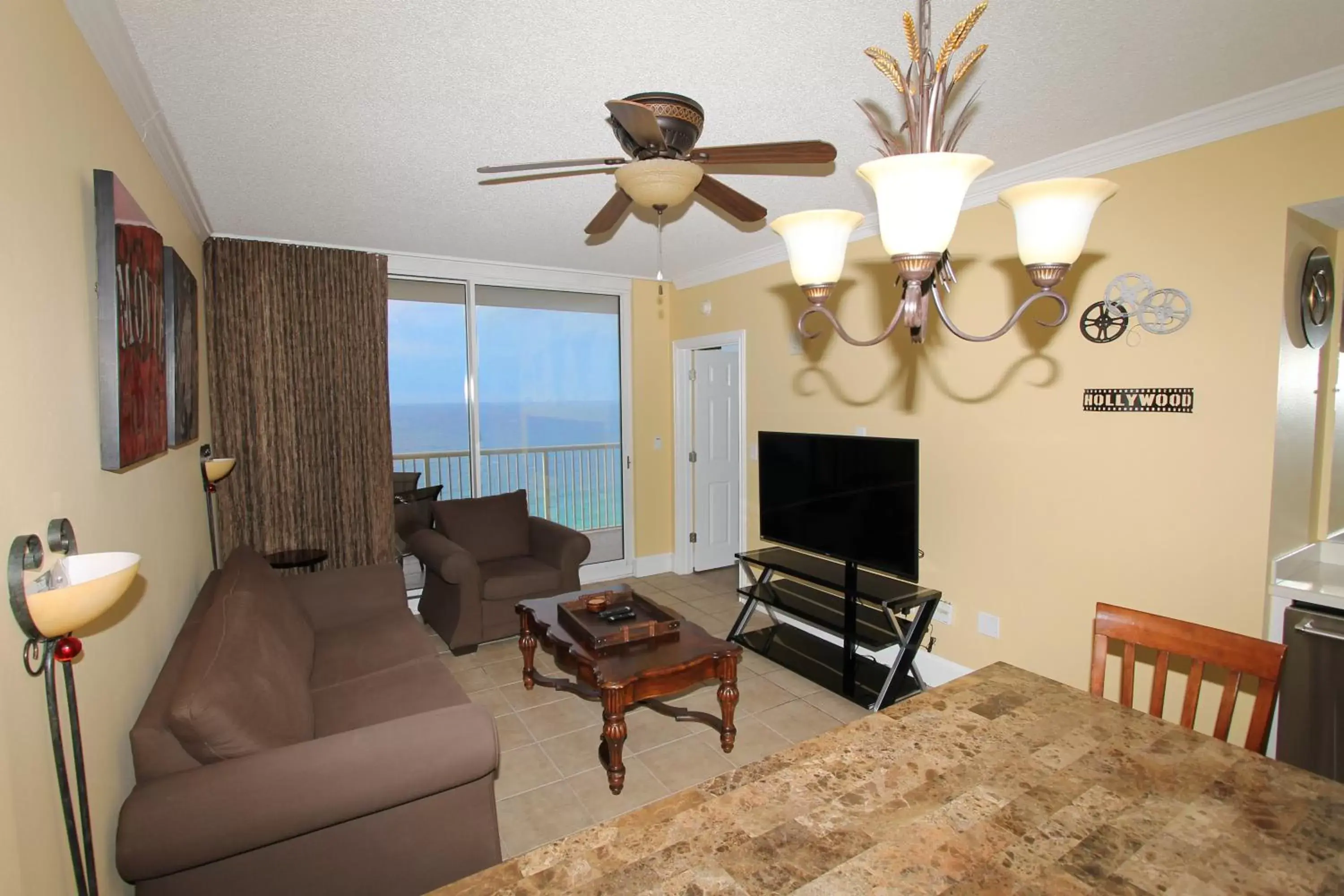 Living room, Seating Area in Majestic Beach Resort, Panama City Beach, Fl