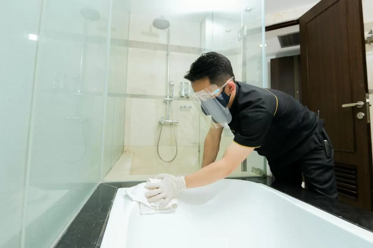 Bathroom in Gino Feruci Braga by KAGUM Hotels