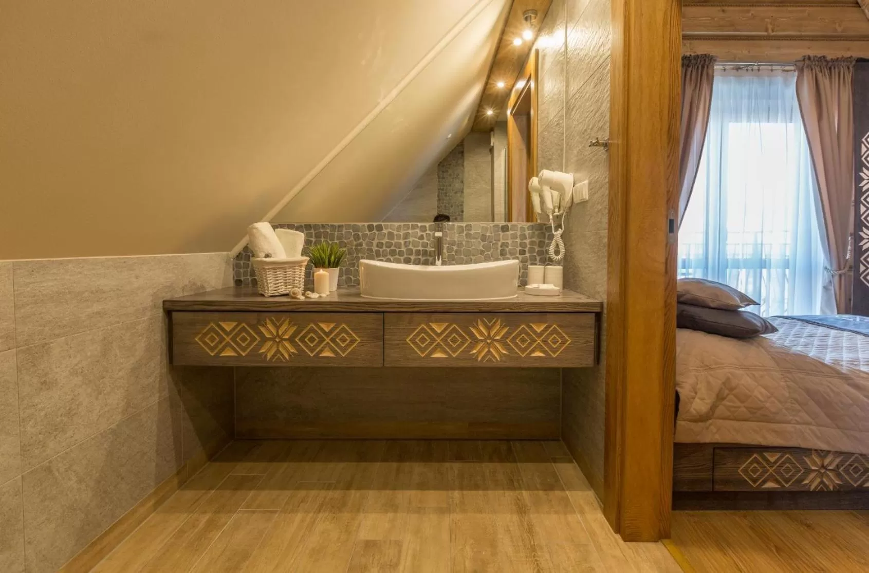 Bed in Dom Gościnny Bachledova