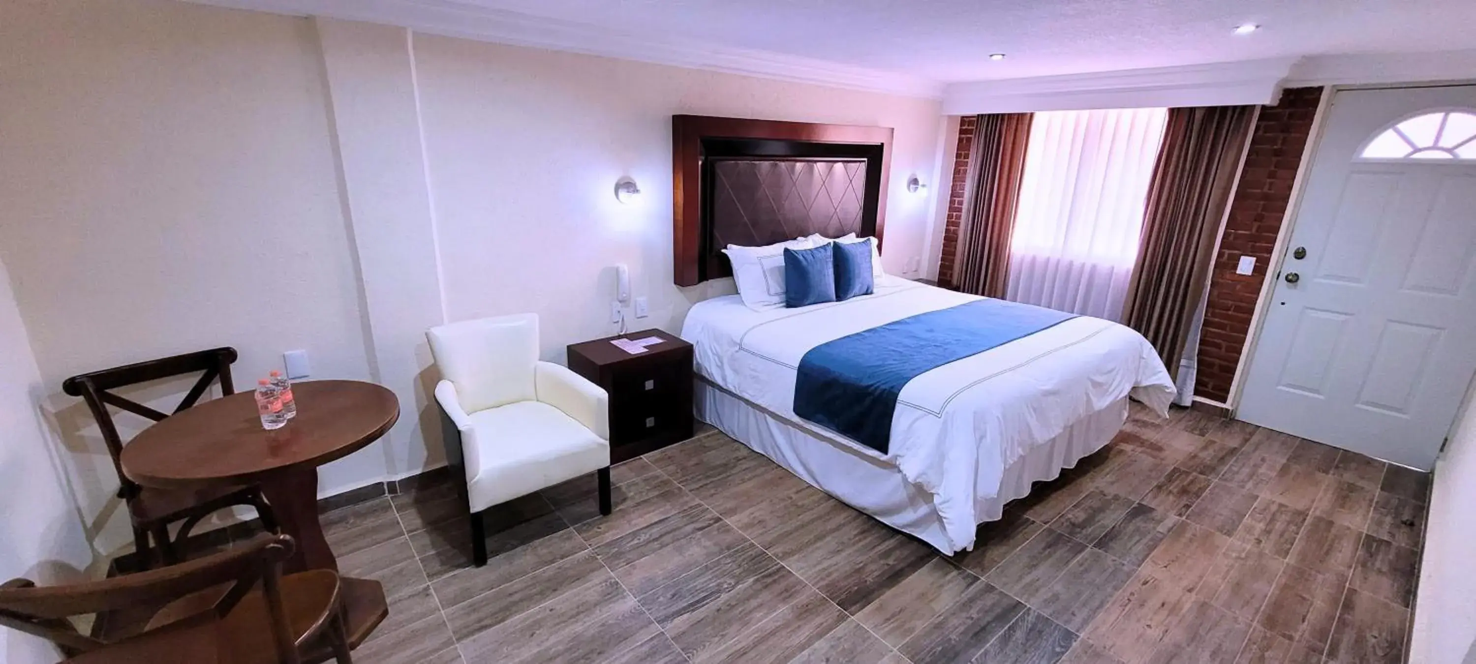 Decorative detail, Bed in Hotel Tierras Blancas