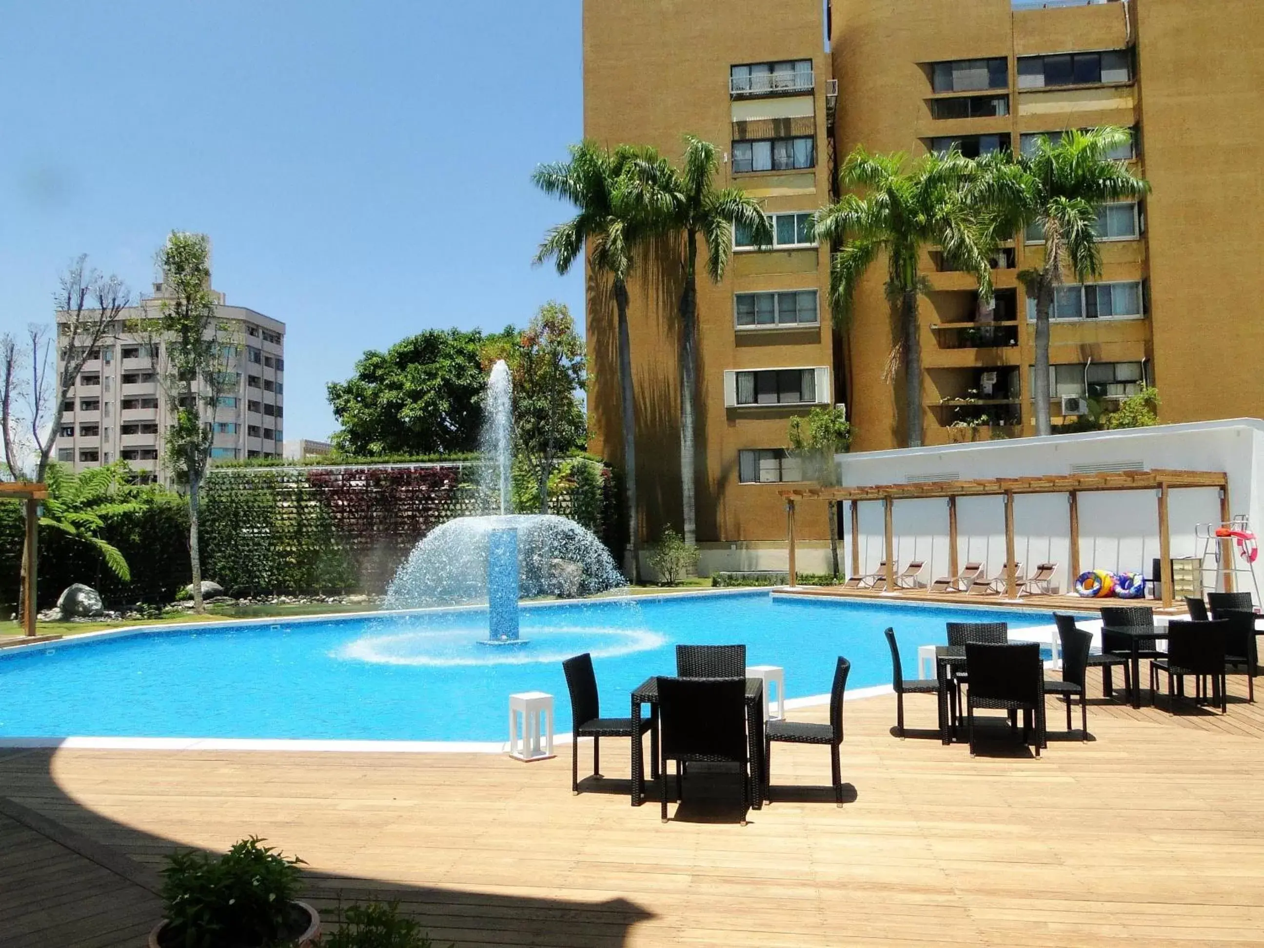 Swimming Pool in Chateau de Chine Hotel Hualien