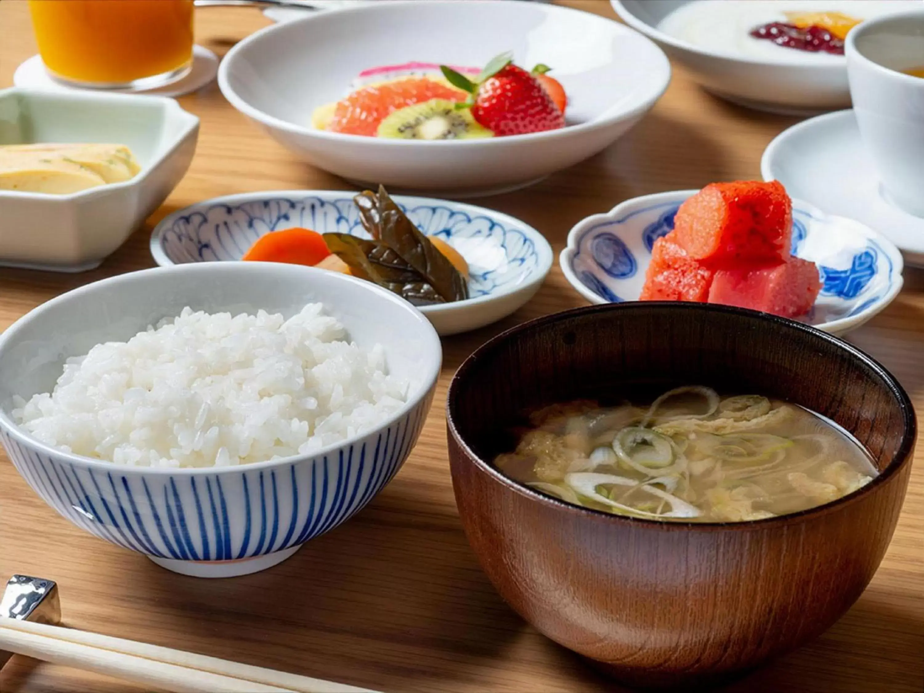 Food close-up in Solaria Nishitetsu Hotel Fukuoka