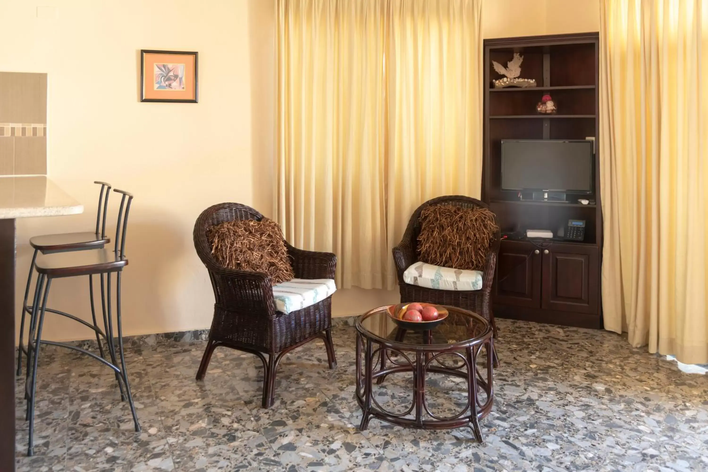 Seating Area in Cabarete Palm Beach Condos