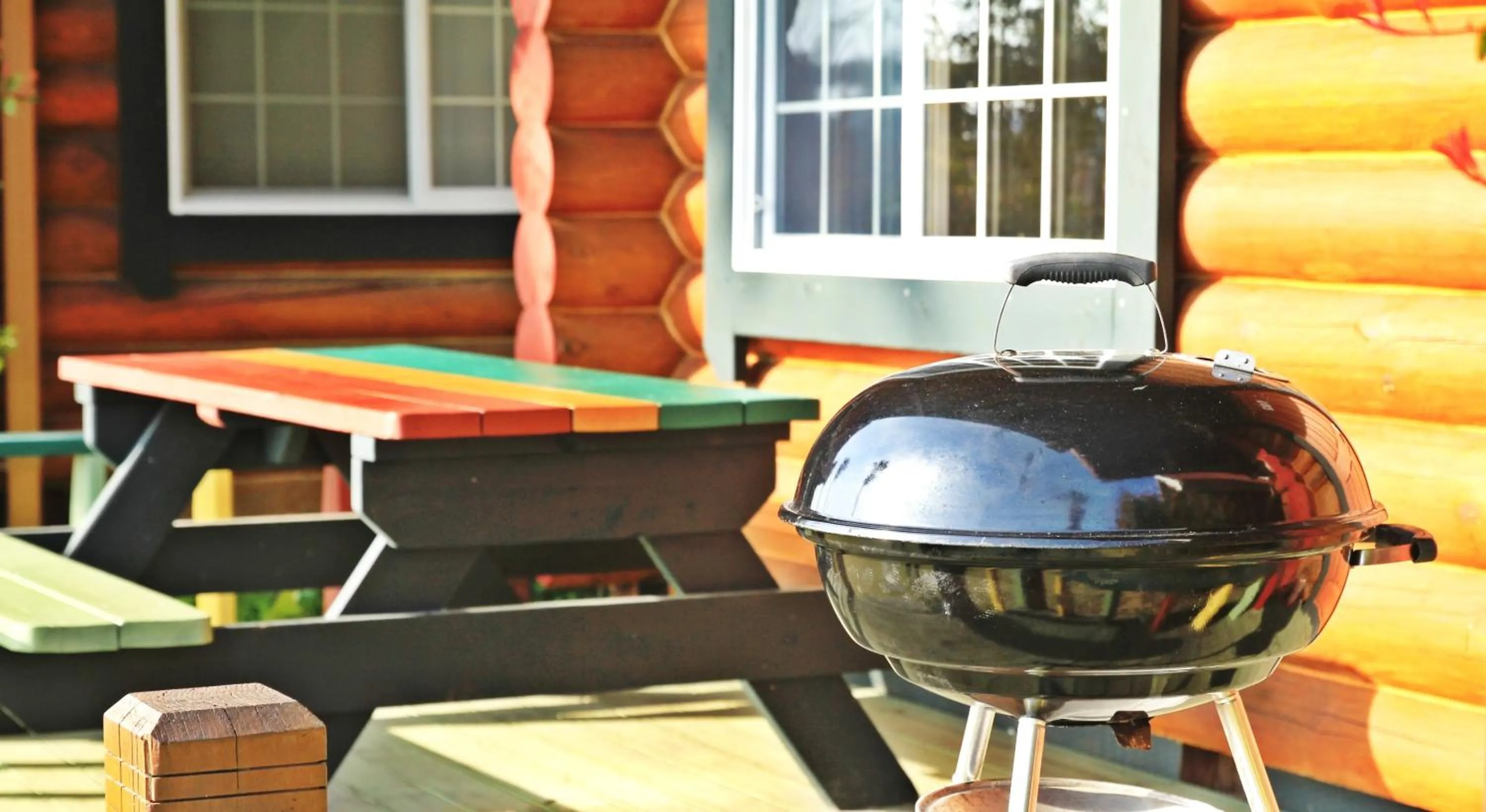 Decorative detail in Jungmun Log Pension & Resort