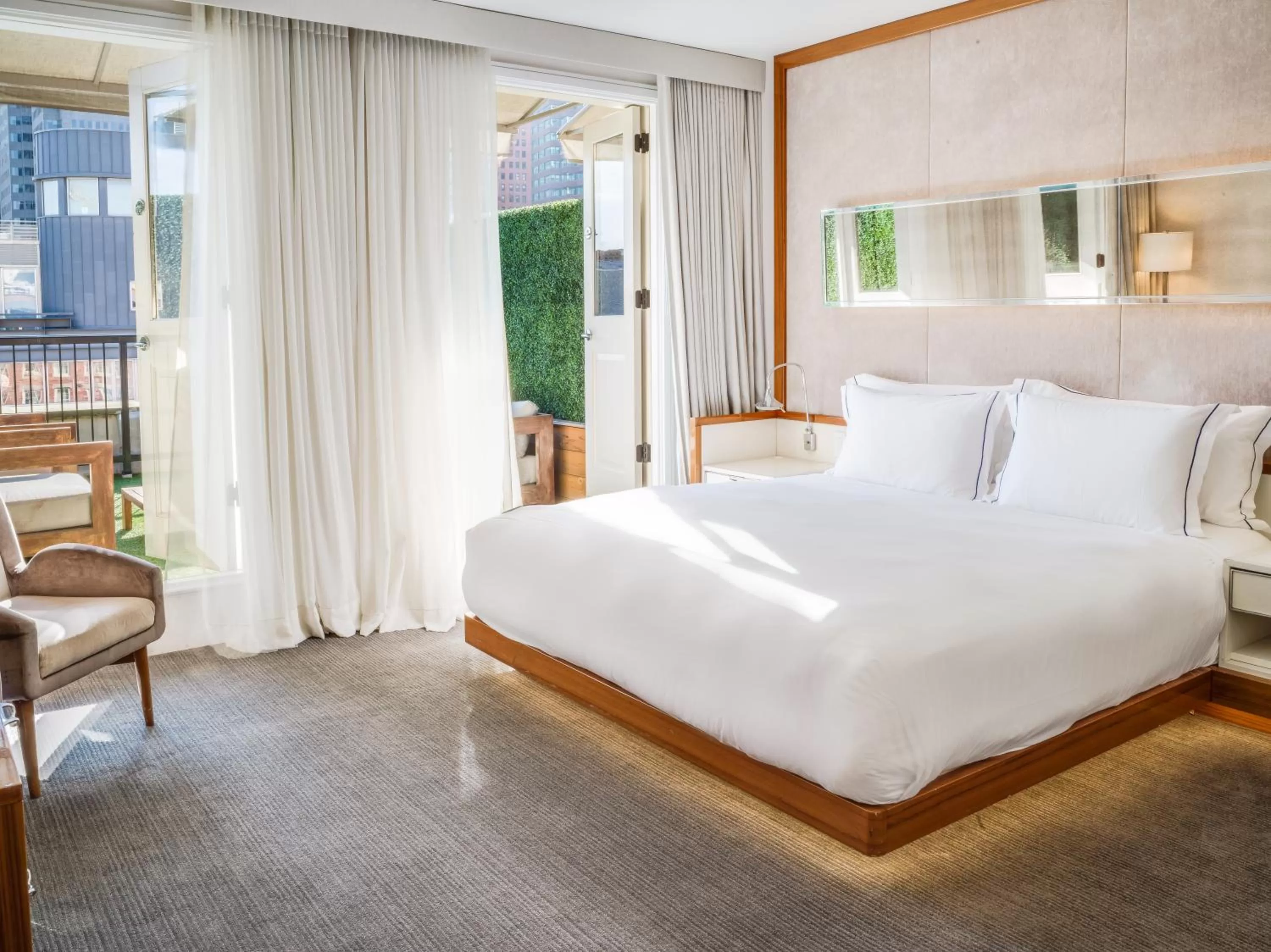 Bed in 33 Hotel, New York City, Seaport