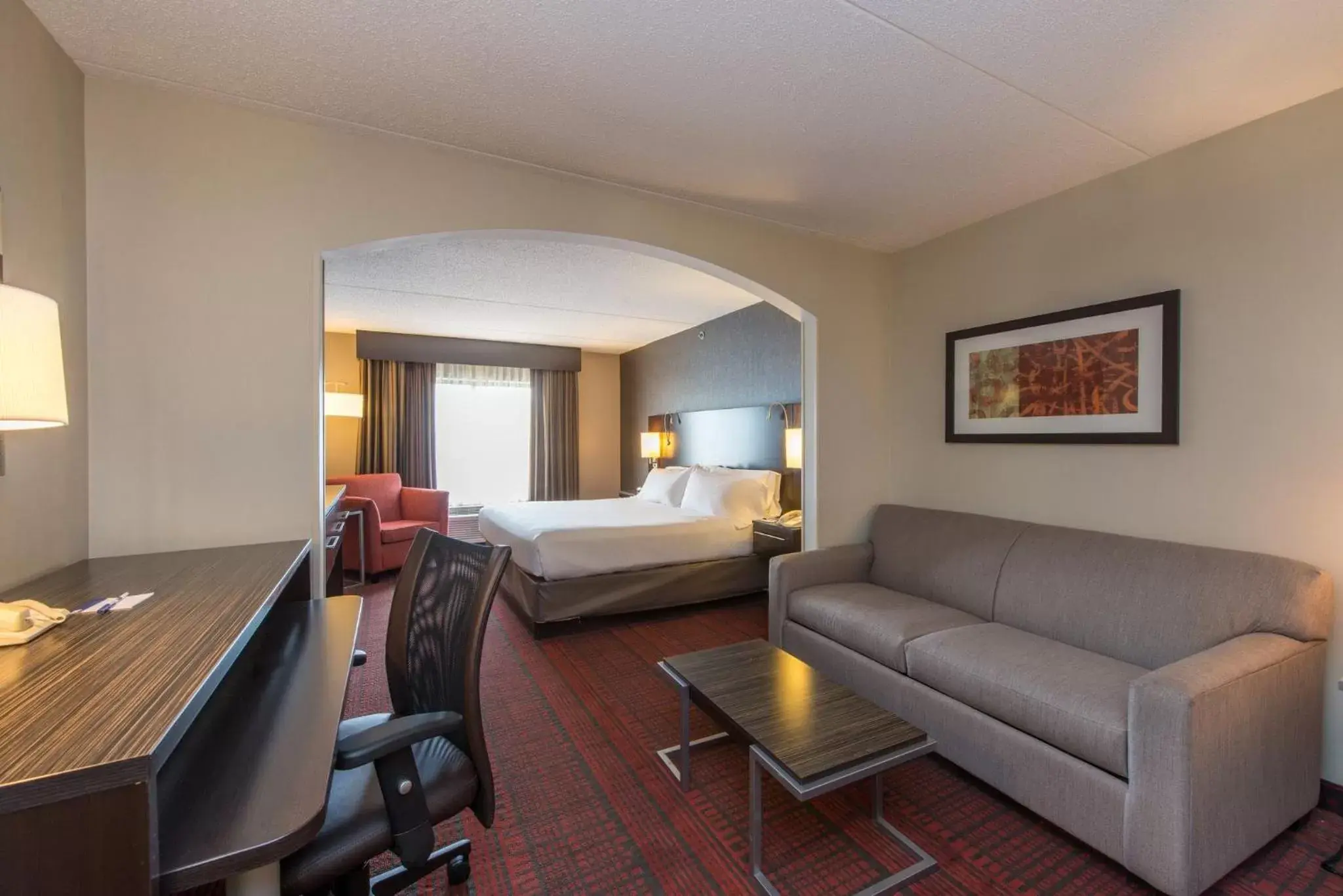 Bedroom in Holiday Inn Express Hotel & Suites Auburn, an IHG Hotel