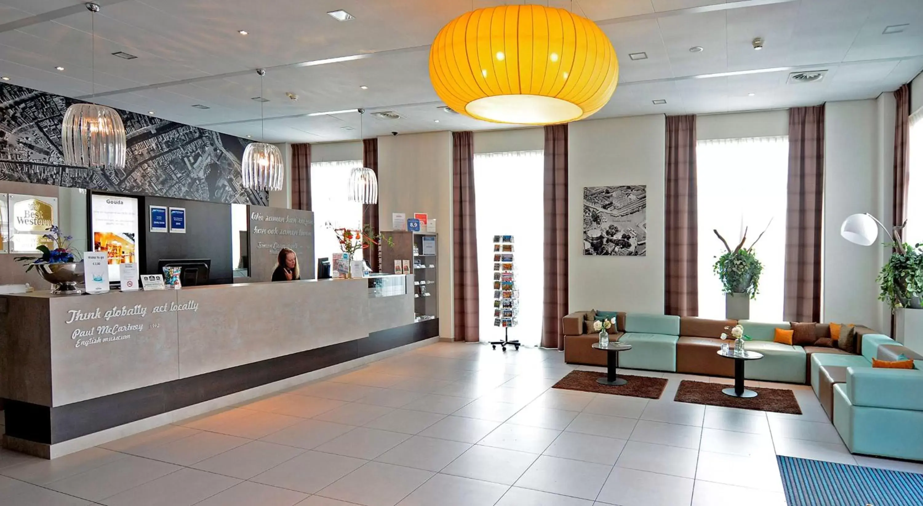 Lobby or reception, Lobby/Reception in Best Western Plus City Hotel Gouda