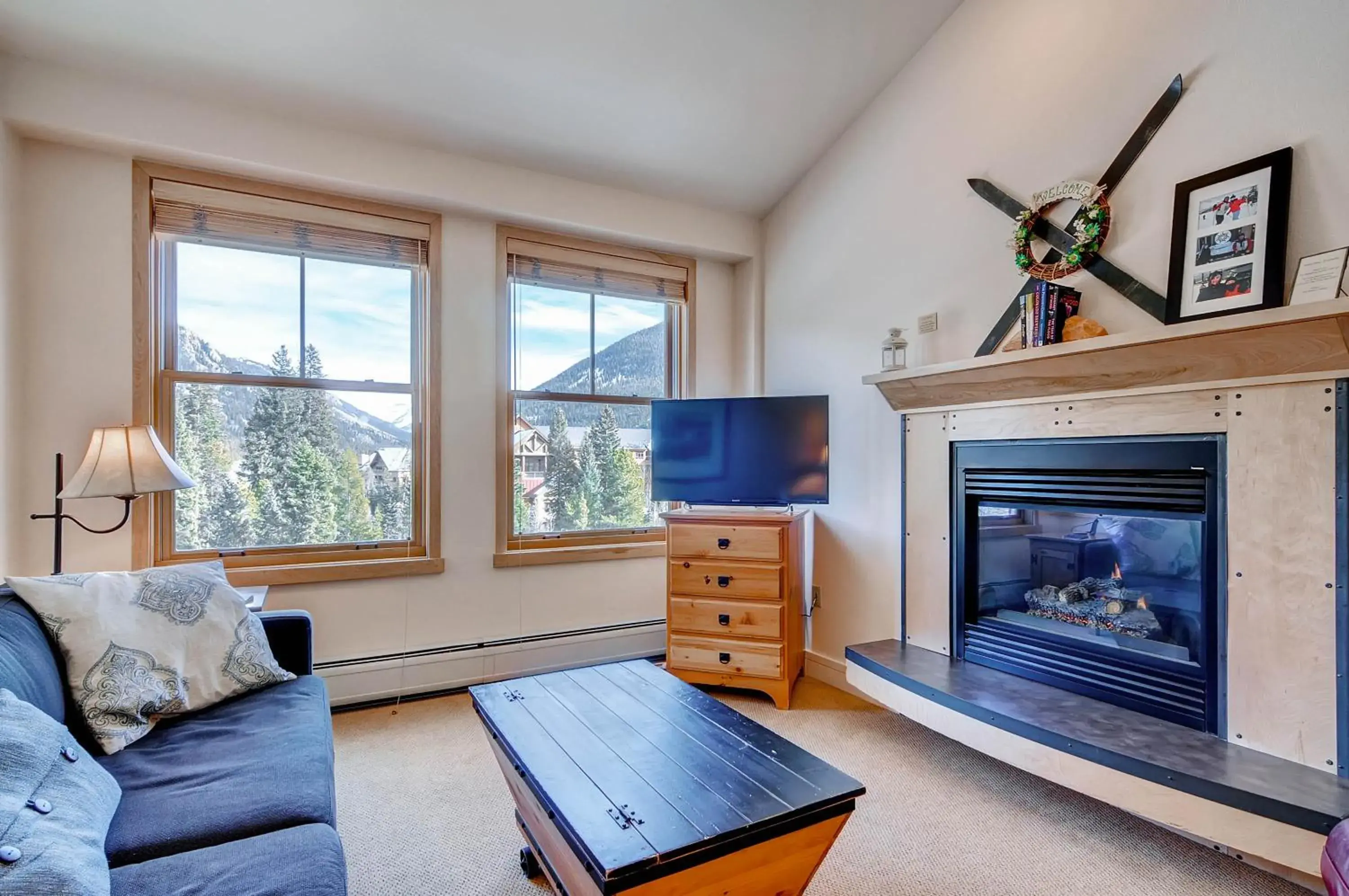 Living room, Seating Area in River Run Village by Keystone Resort