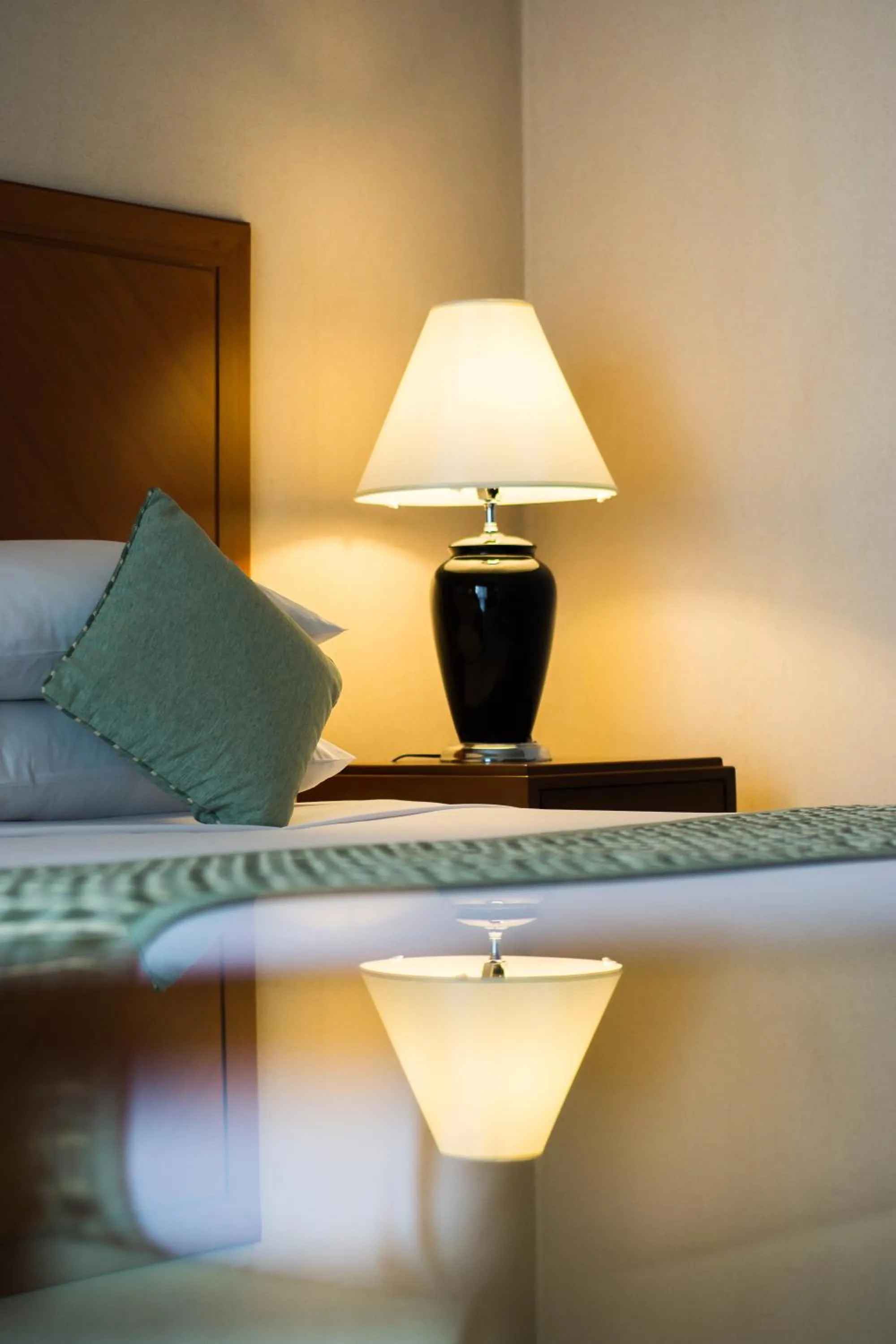 Decorative detail, Bed in Bangkok Palace Hotel