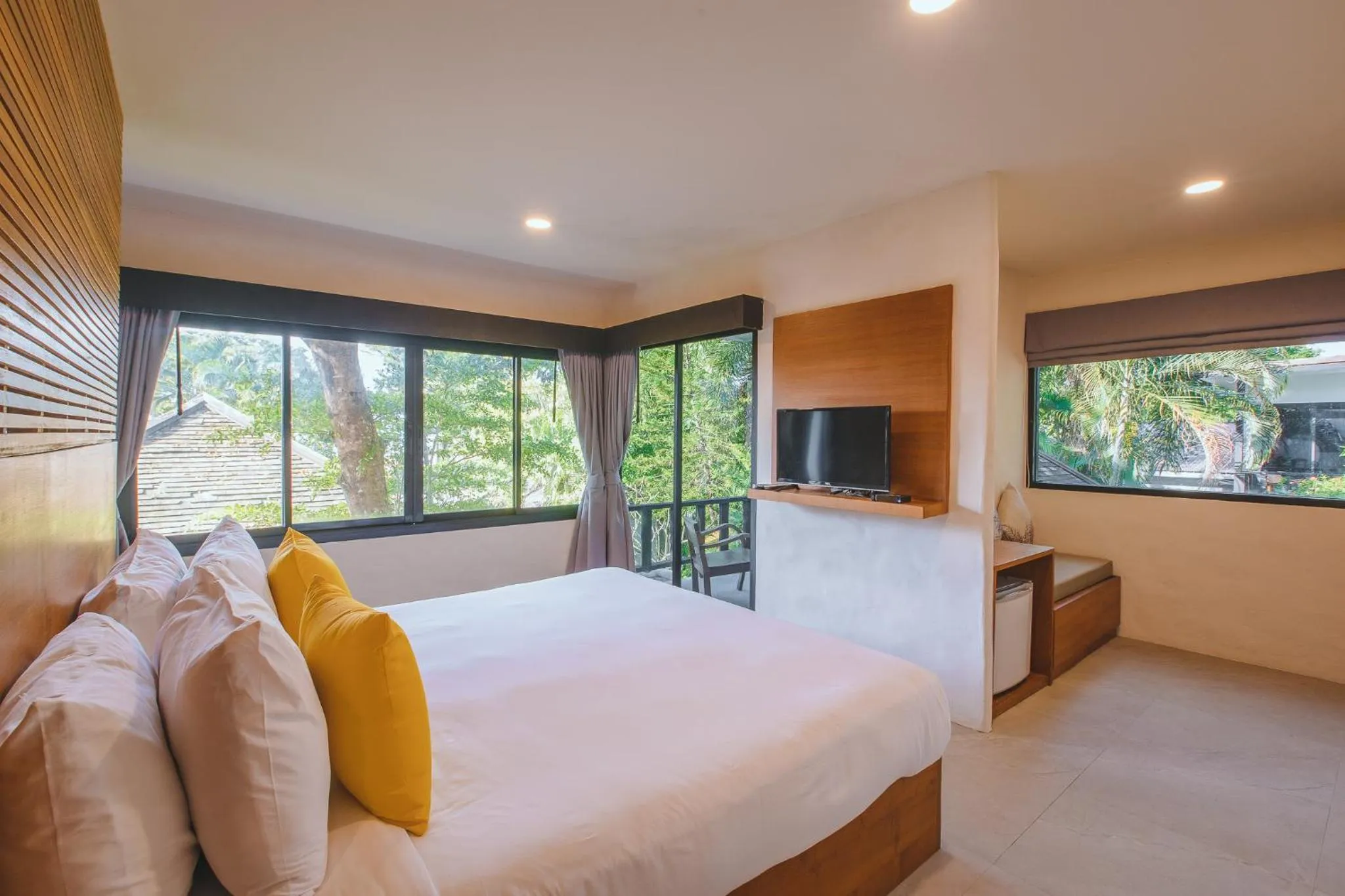 Bedroom, Bed in Punnpreeda Beach Resort - SHA Plus Certified