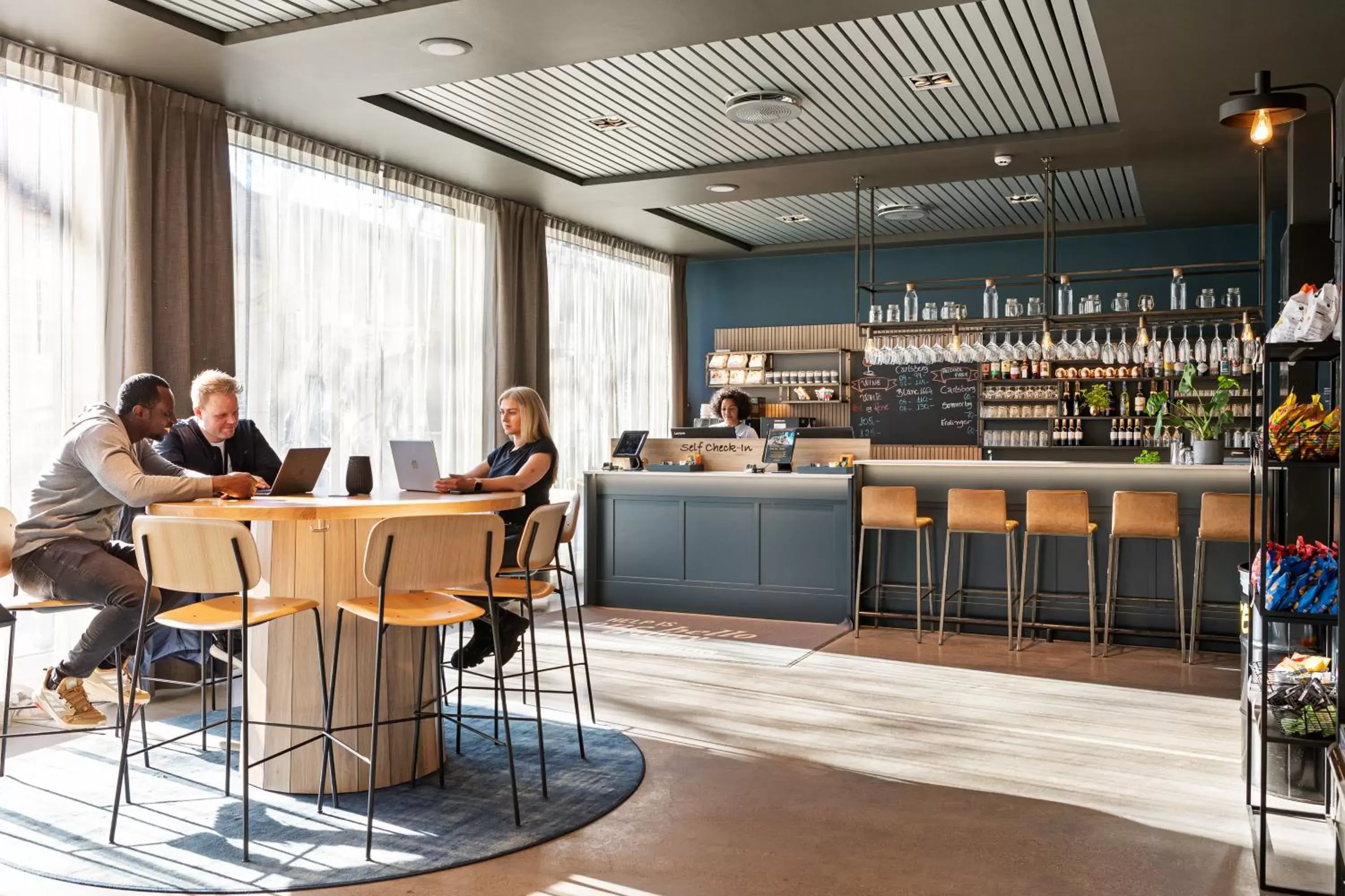 Lobby or reception, Lounge/Bar in Comfort Hotel Børsparken