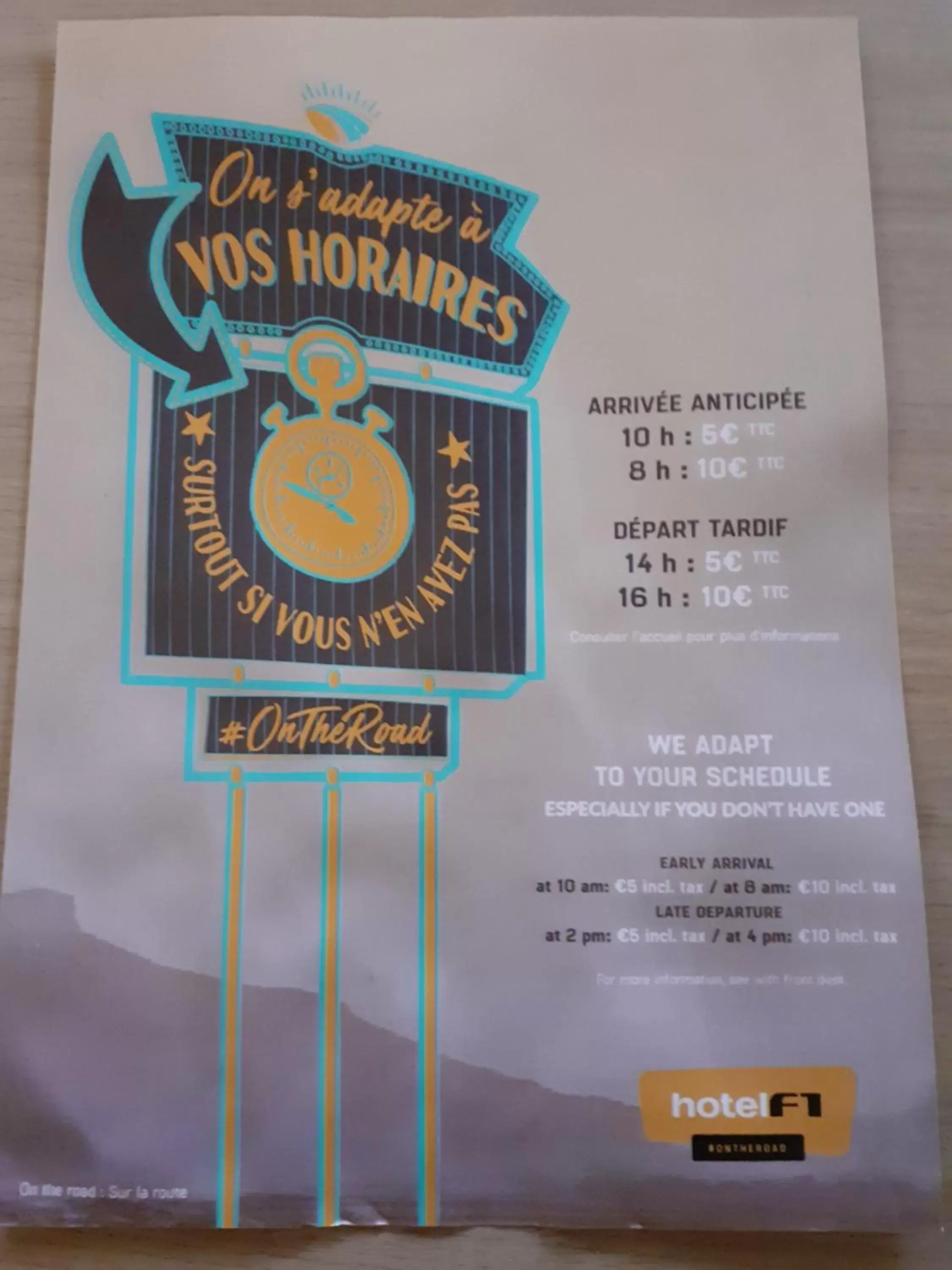 Certificate/Award in hotelF1 Saintes