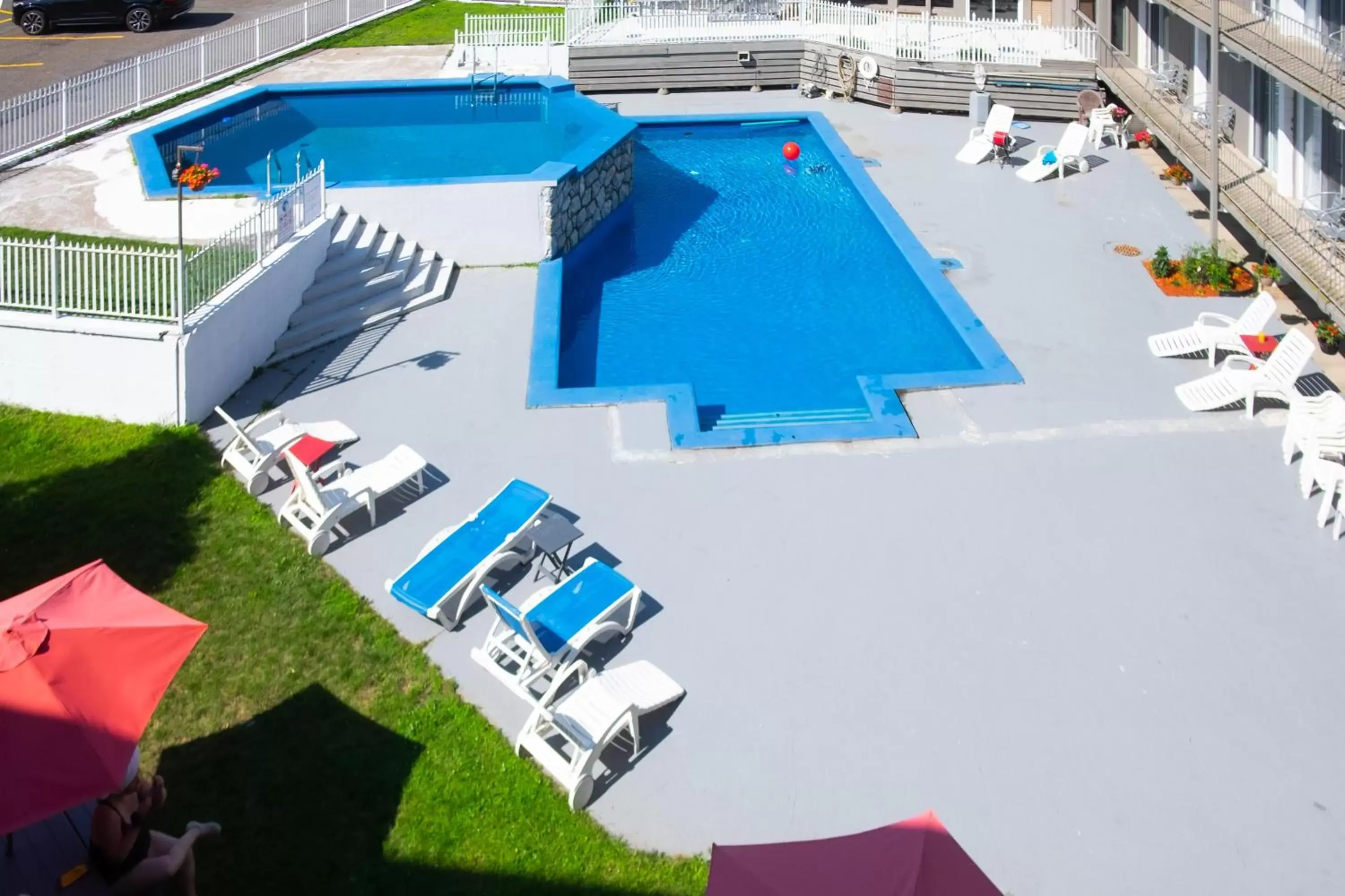 Pool View in Hôtel Le Principal