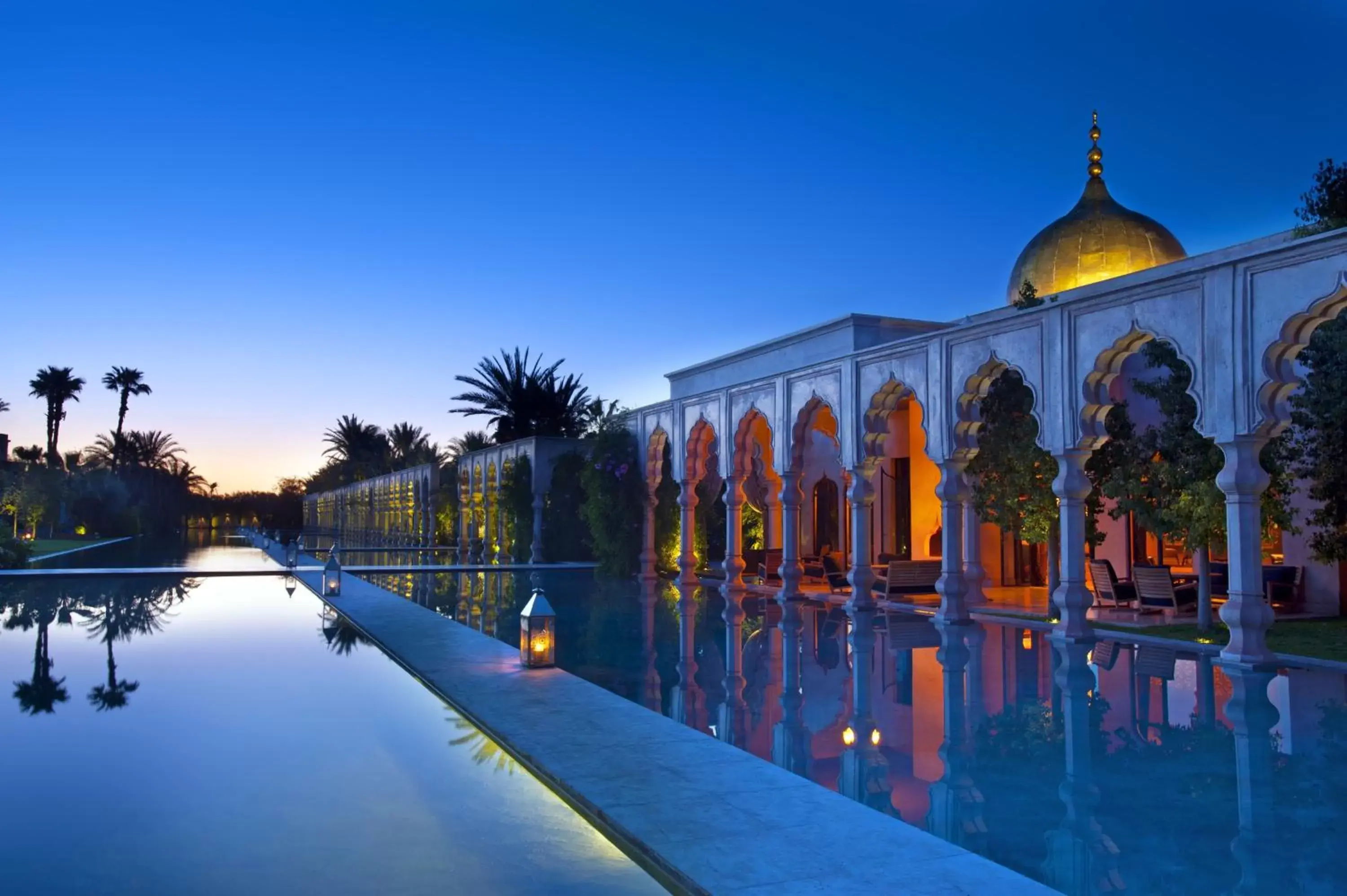 Bird's eye view, Swimming Pool in Palais Namaskar