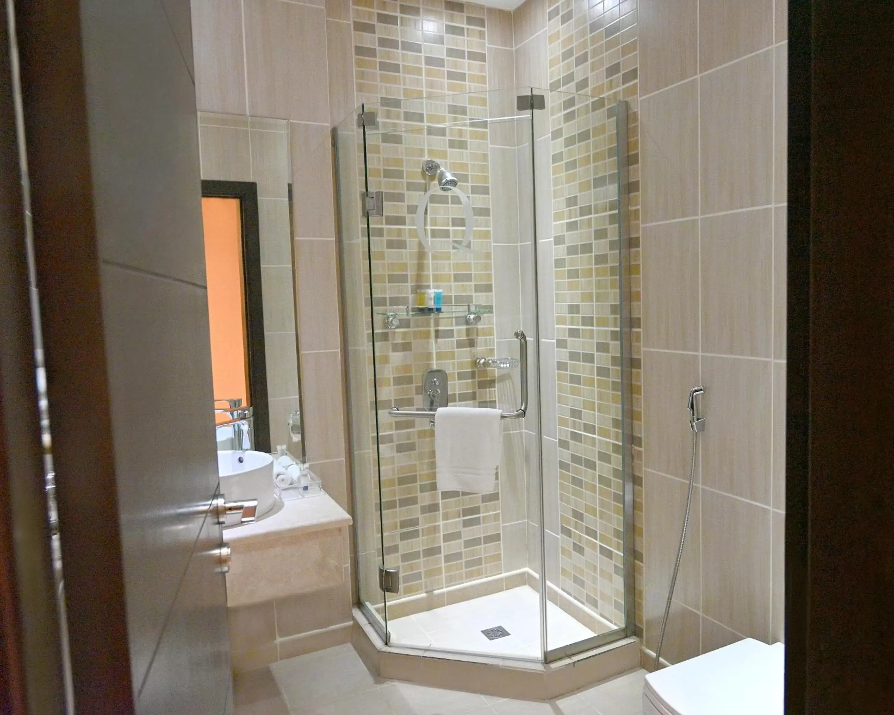 Bathroom in Q Suites Jeddah by EWA - Managed by HMH