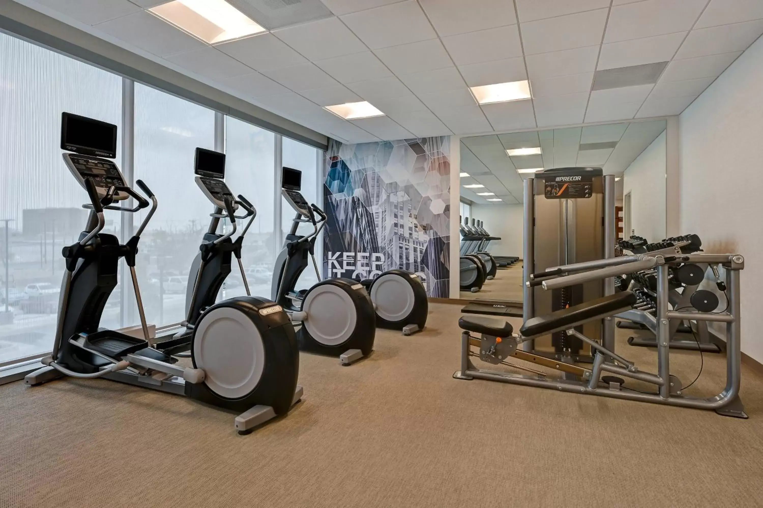 Fitness centre/facilities, Fitness Center/Facilities in SpringHill Suites by Marriott Albuquerque University Area