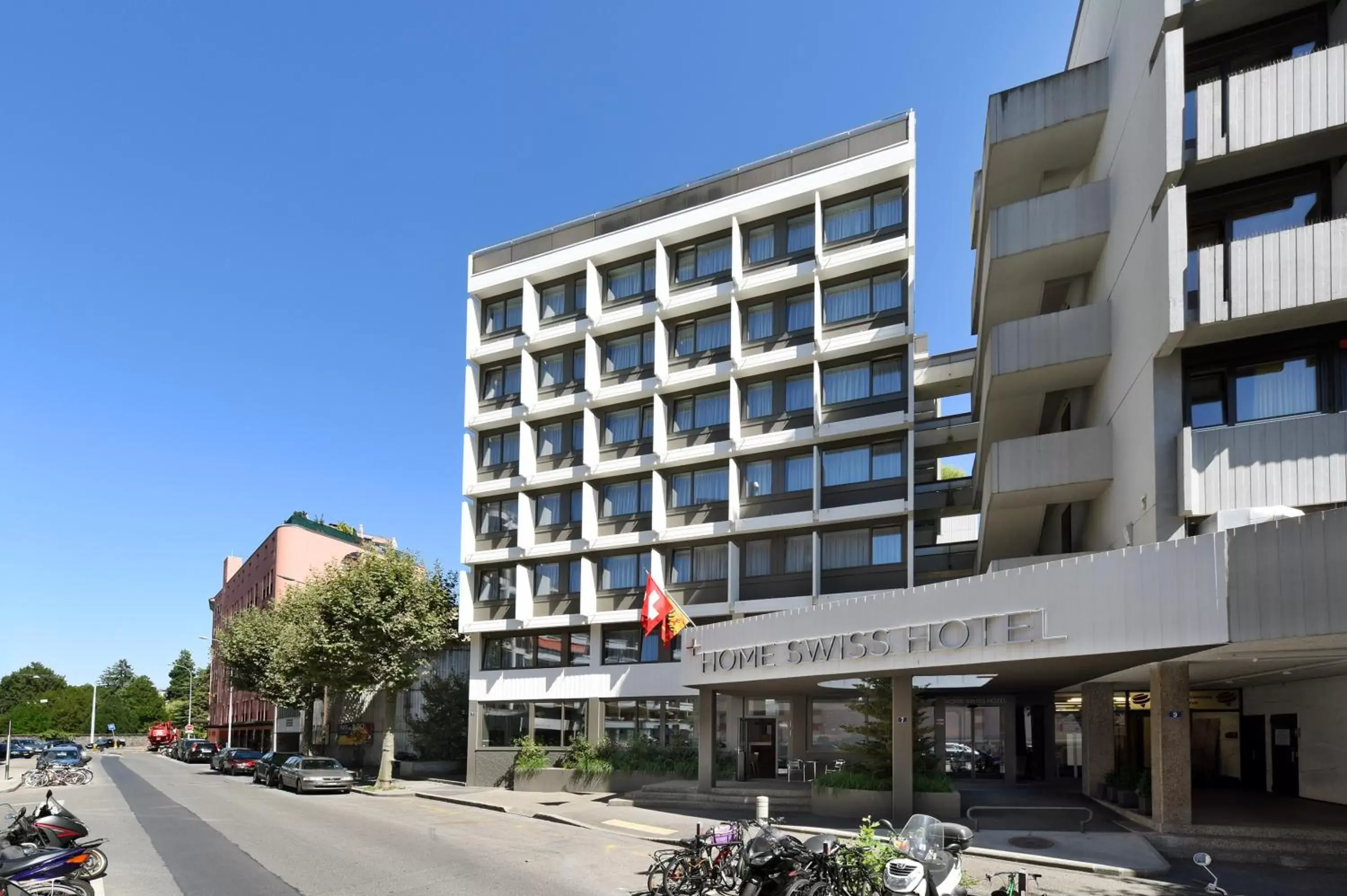 Facade/entrance, Property Building in Home Swiss Hotel