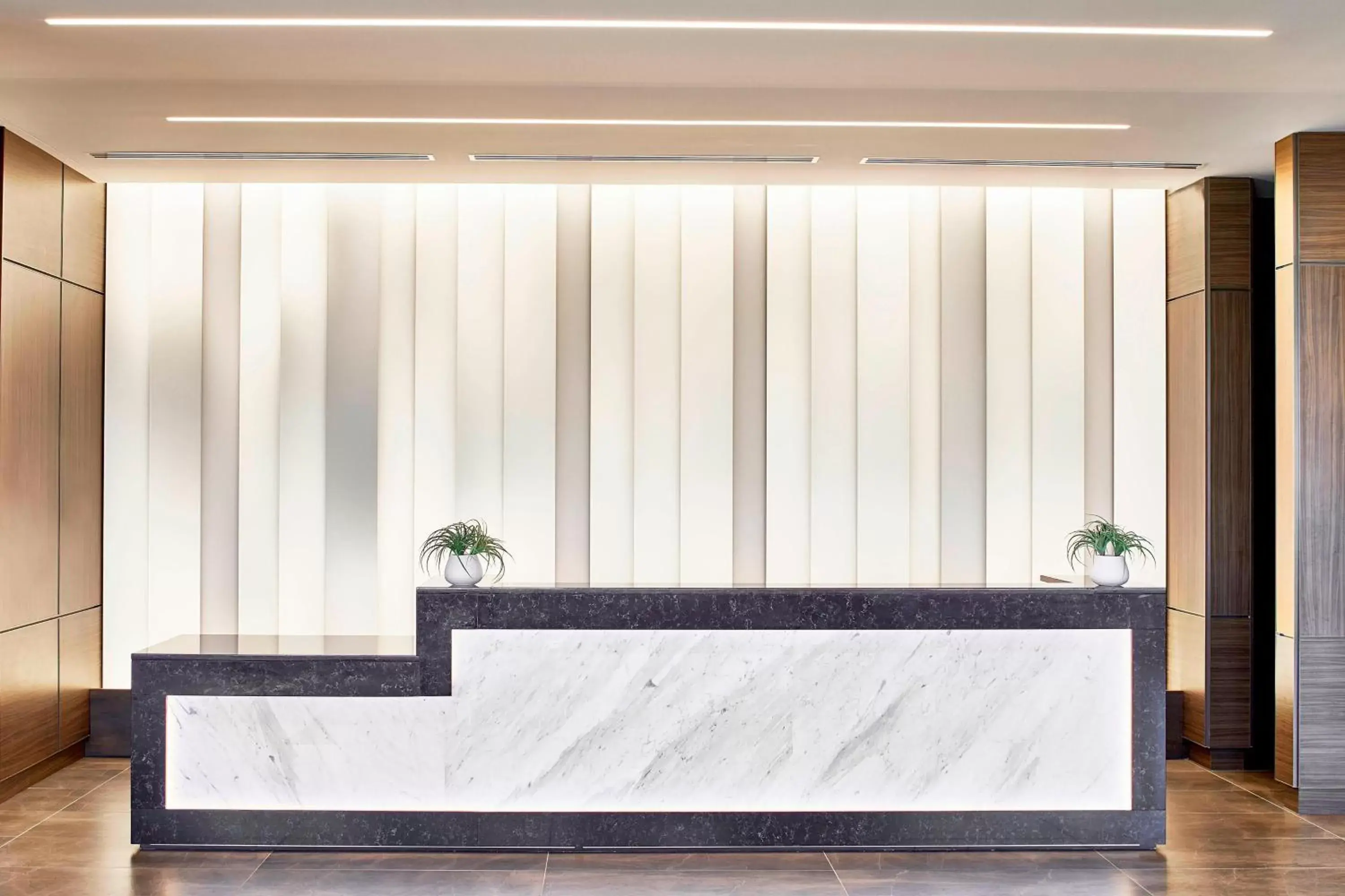 Lobby or reception in AC Hotel by Marriott Cleveland Beachwood