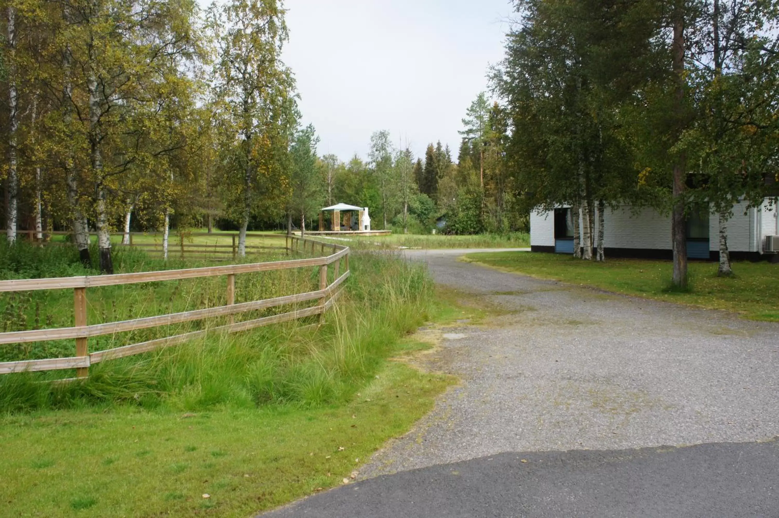 Area and facilities, Garden in Motelli Rovaniemi