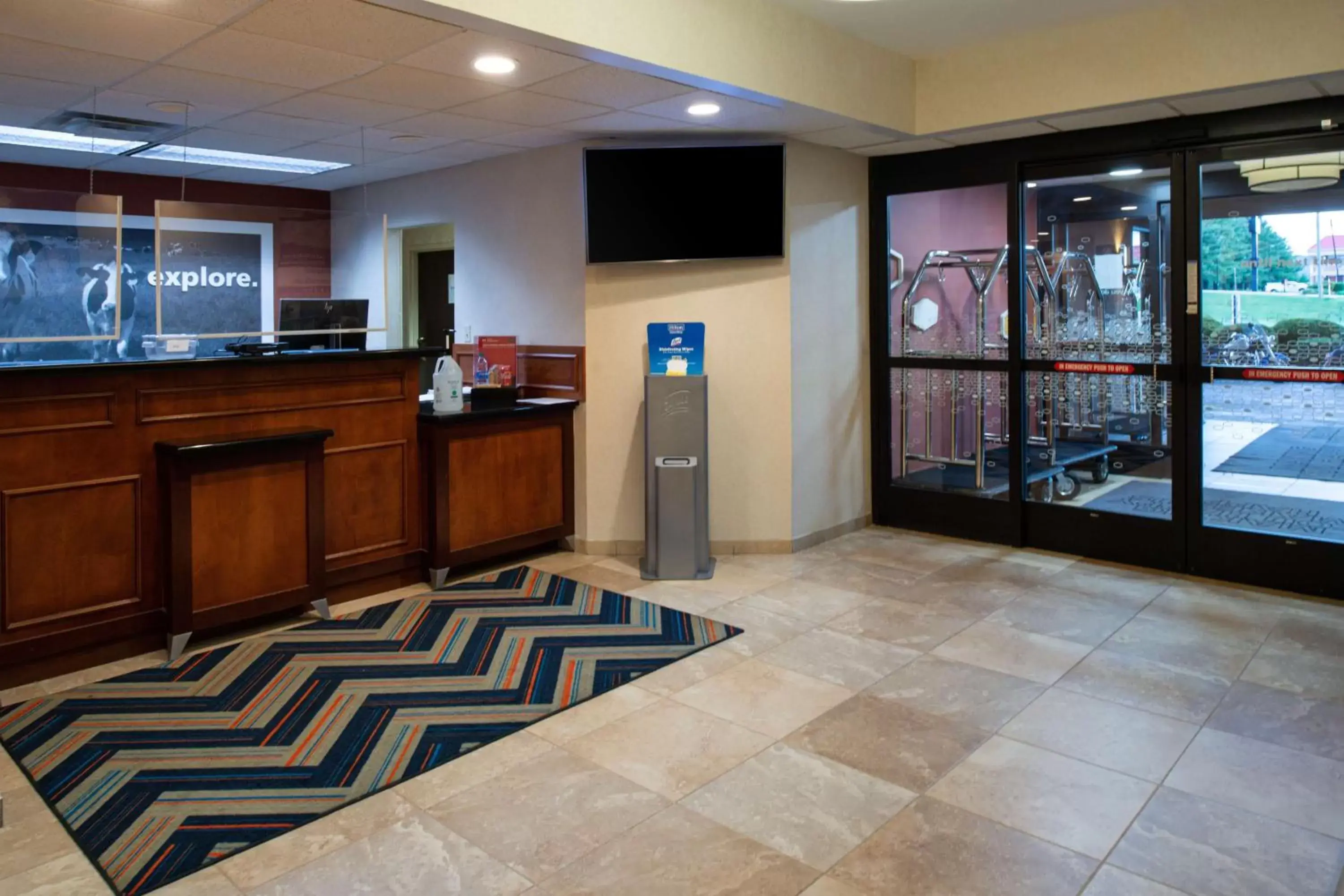 Lobby or reception, Lobby/Reception in Hampton Inn Wytheville