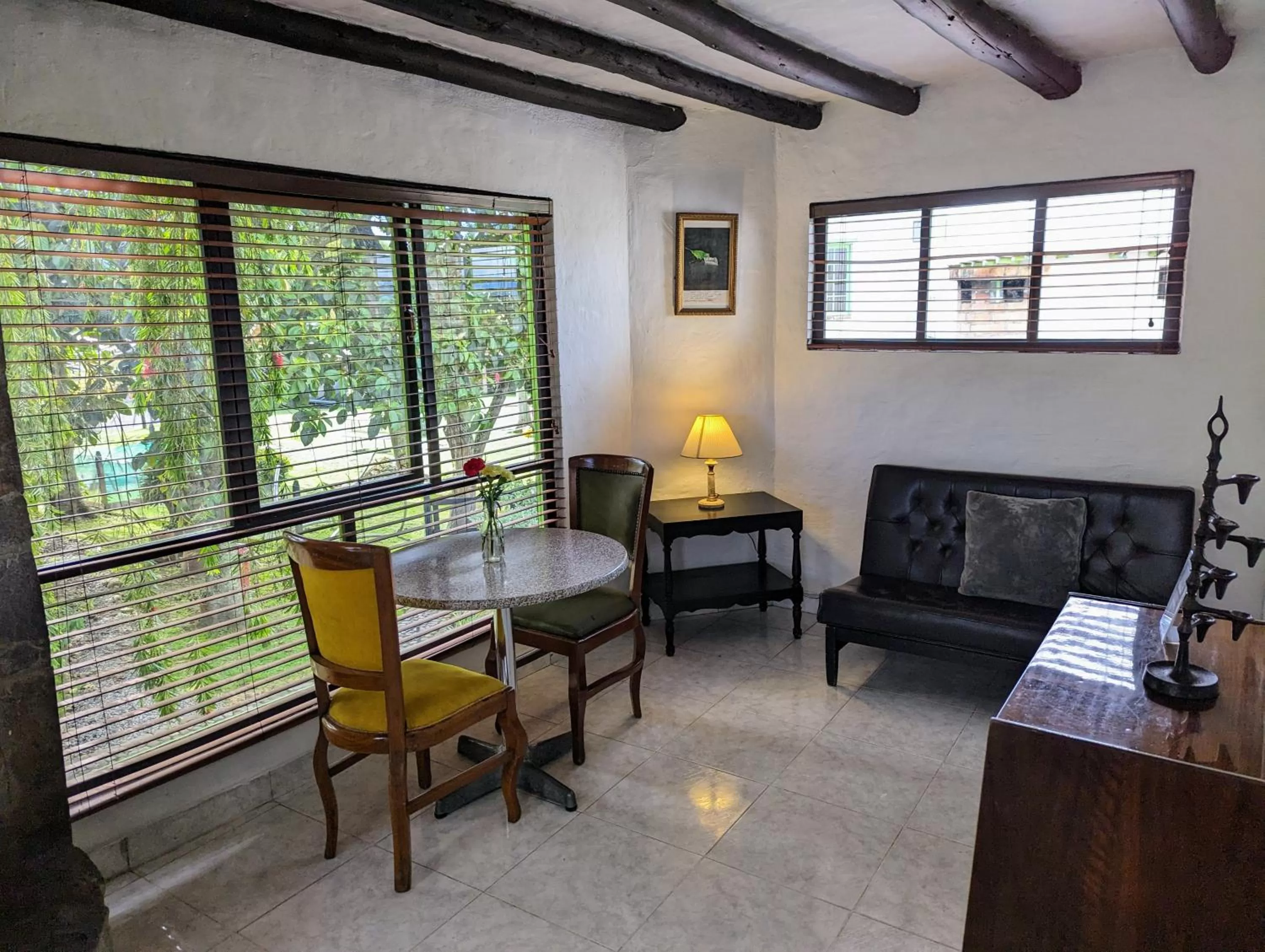Living room in Posada Cafe La Huerta