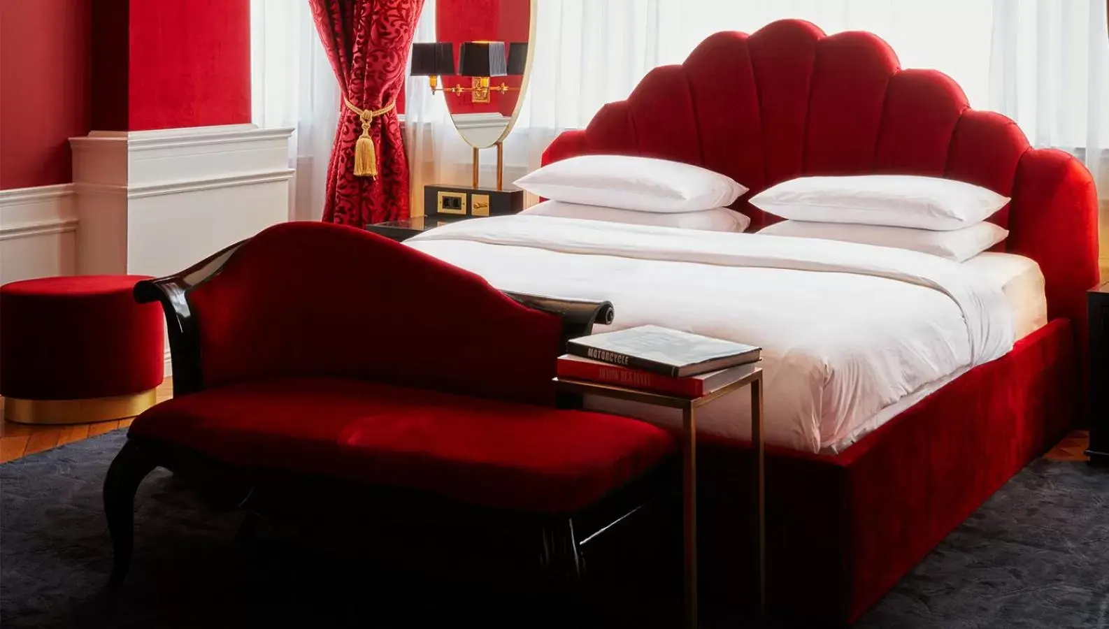 Bed in Provocateur Berlin, a Member of Design Hotels