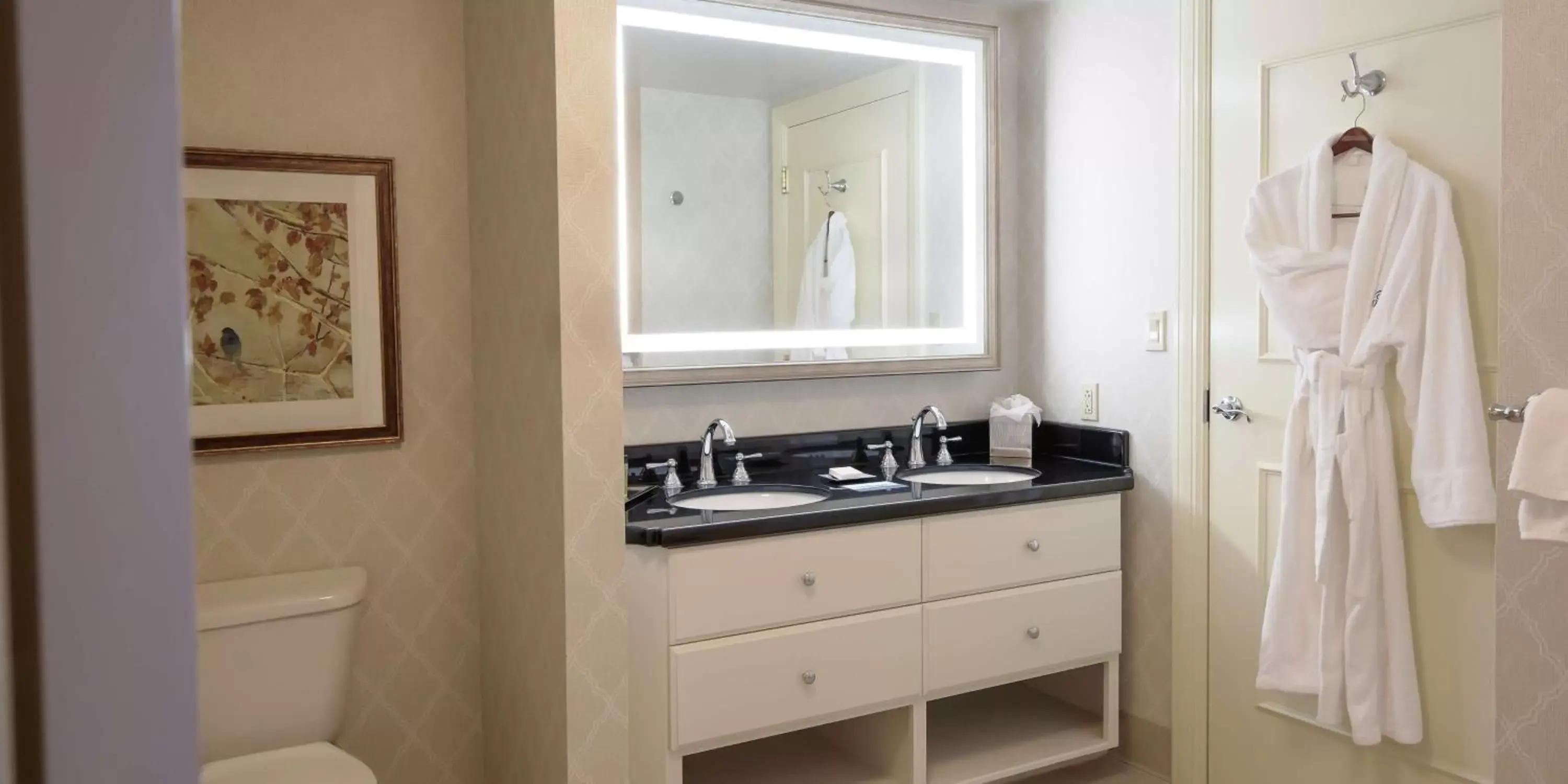 Bathroom, Kitchen/Kitchenette in Hilton Baton Rouge Capitol Center