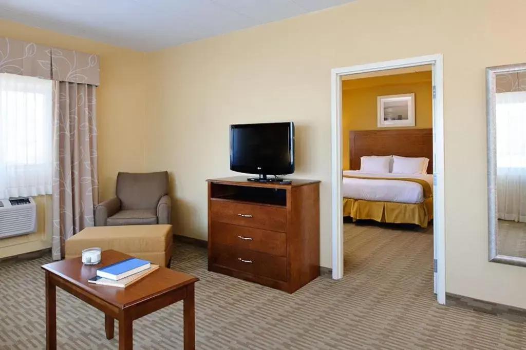 Photo of the whole room, TV/Entertainment Center in Holiday Inn Express Philadelphia Airport, an IHG Hotel