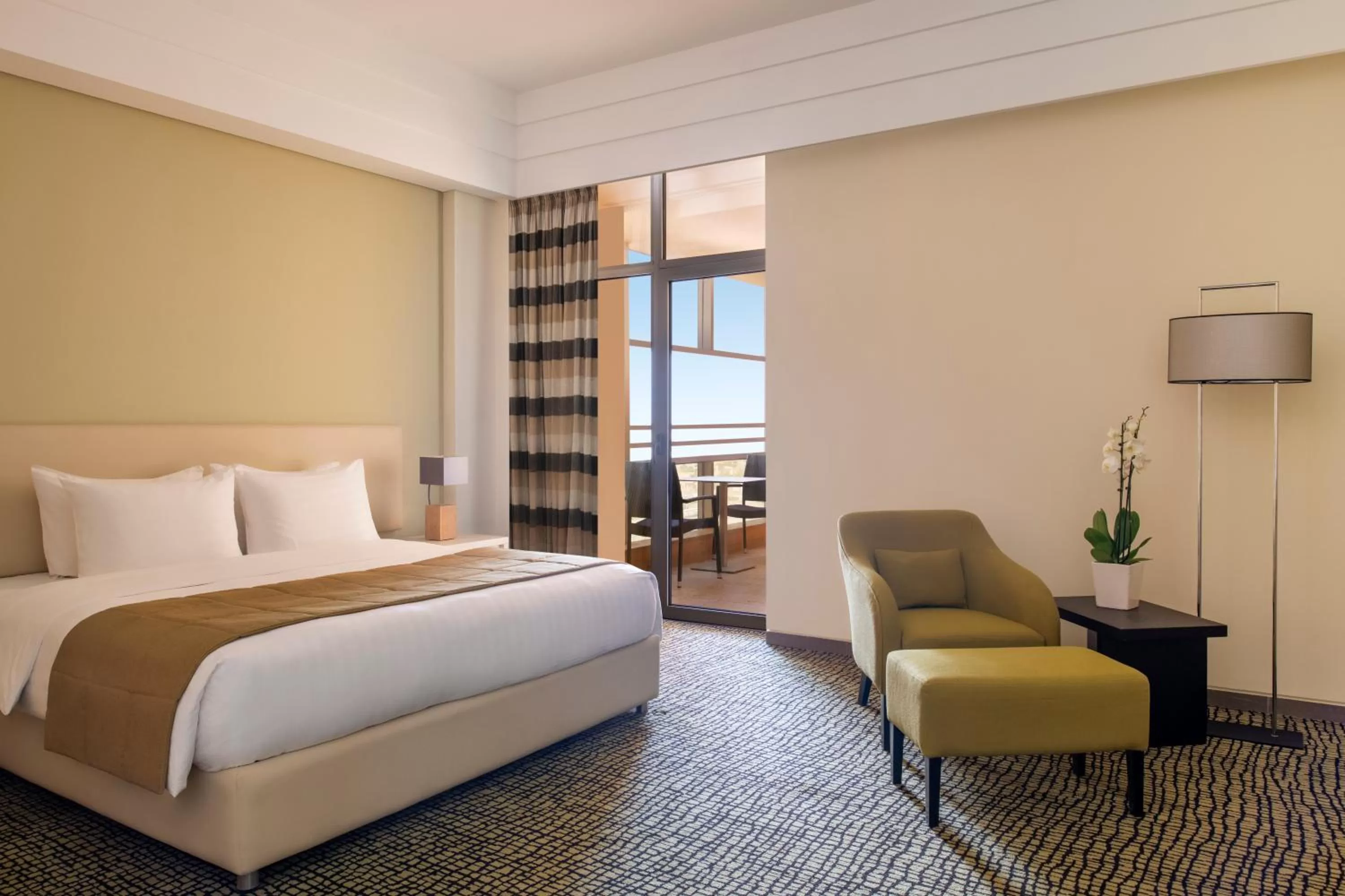 Bed in Bristoria Hotel Erbil