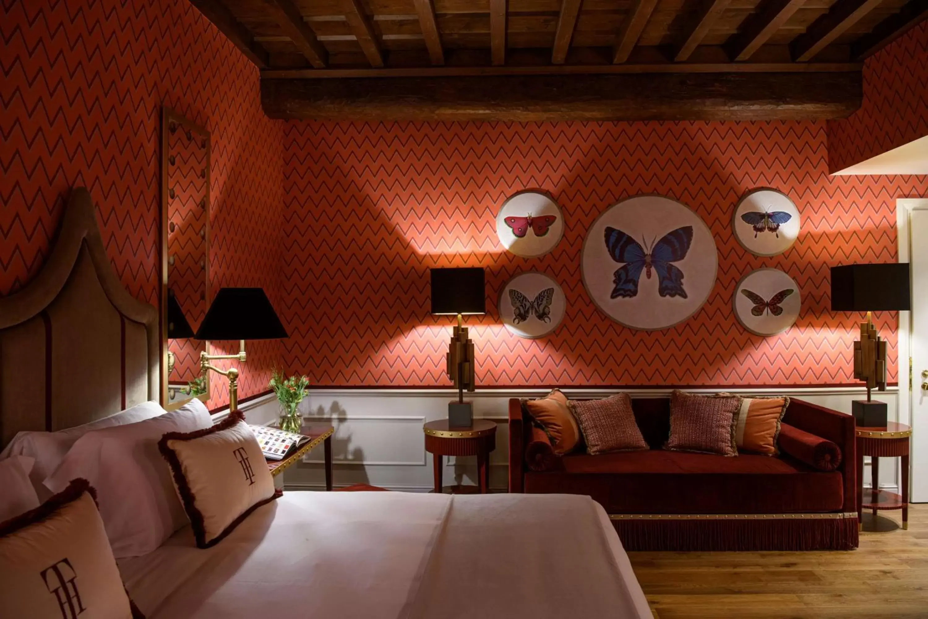 Bedroom, Bed in IL Tornabuoni The Unbound Collection by Hyatt