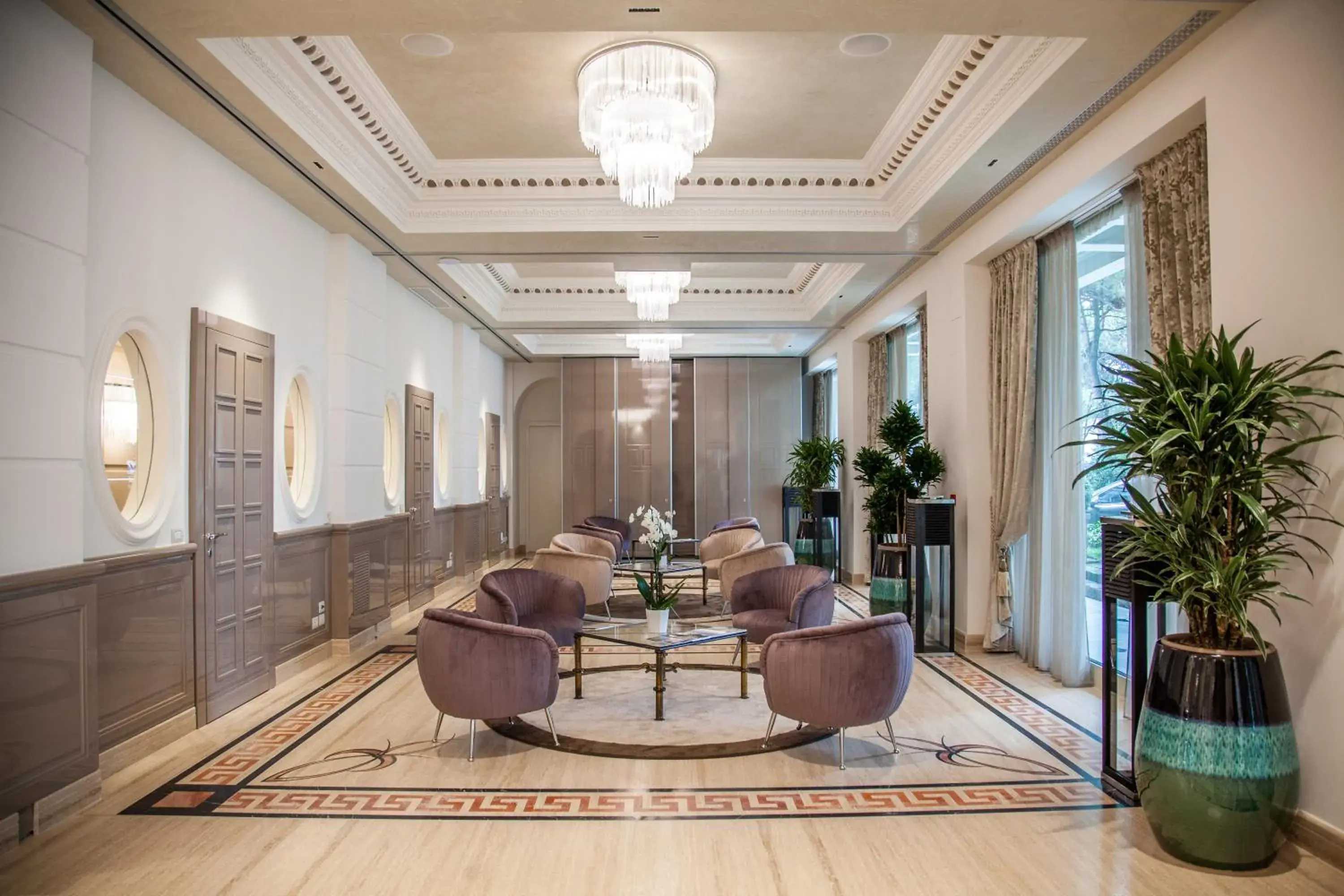 Lobby or reception in Hotel Aurelia