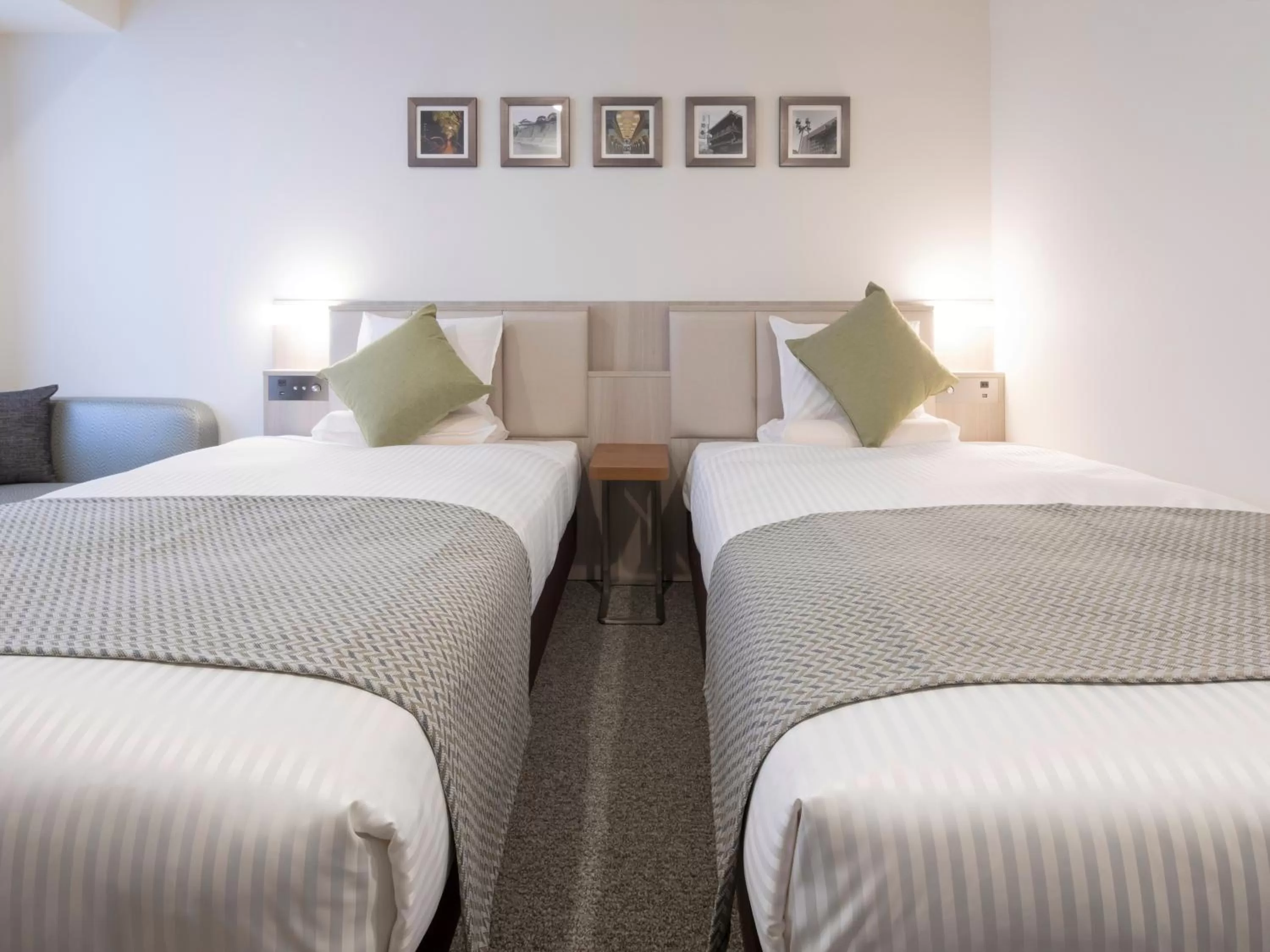 Photo of the whole room, Bed in HOTEL MYSTAYS Midosuji Honmachi