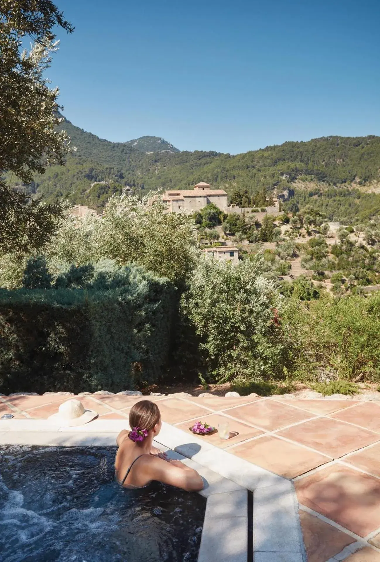 Hot Spring Bath in La Residencia, A Belmond Hotel, Mallorca