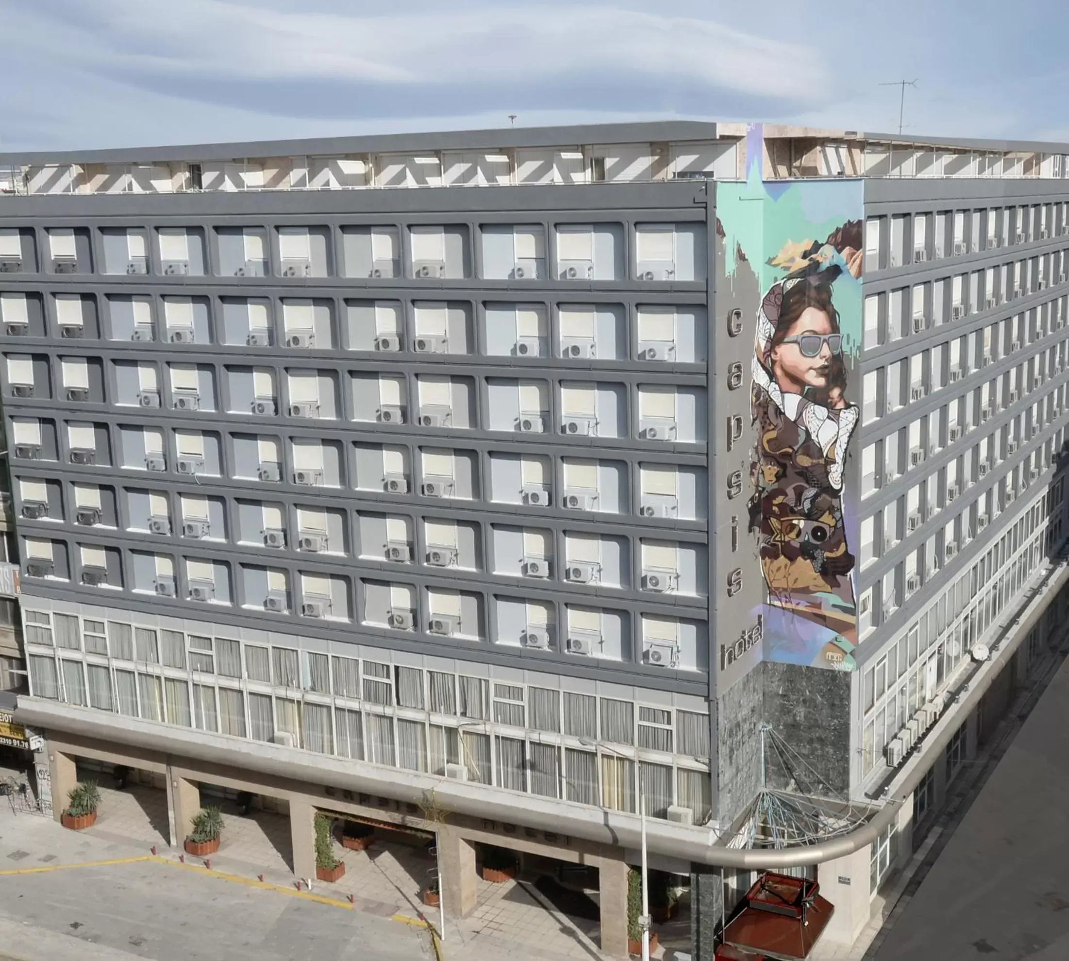 Bird's eye view, Property Building in Capsis Hotel Thessaloniki