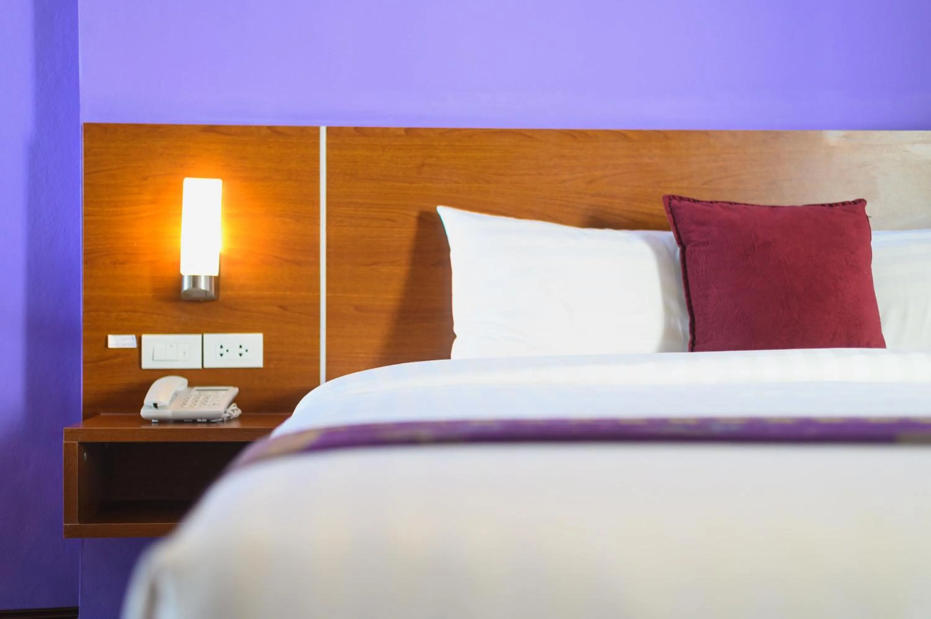 Bed in Eco Inn Prime Nakhon Si Thammarat