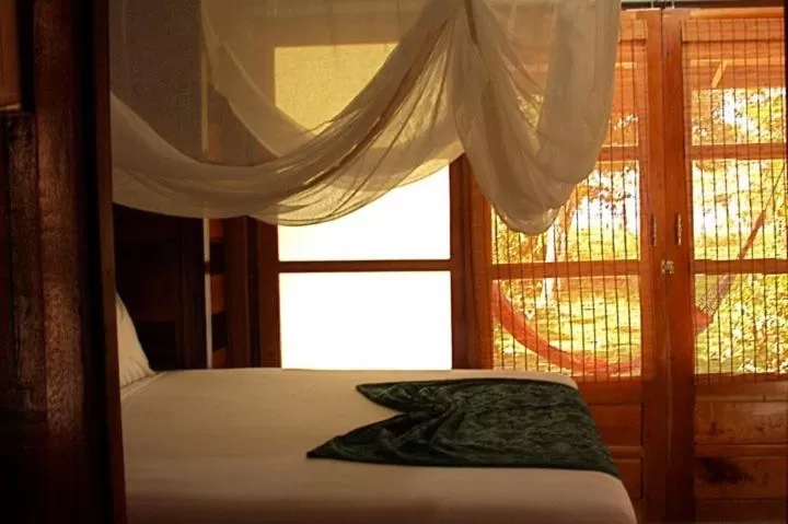 Patio, Bed in Acajou Hotel