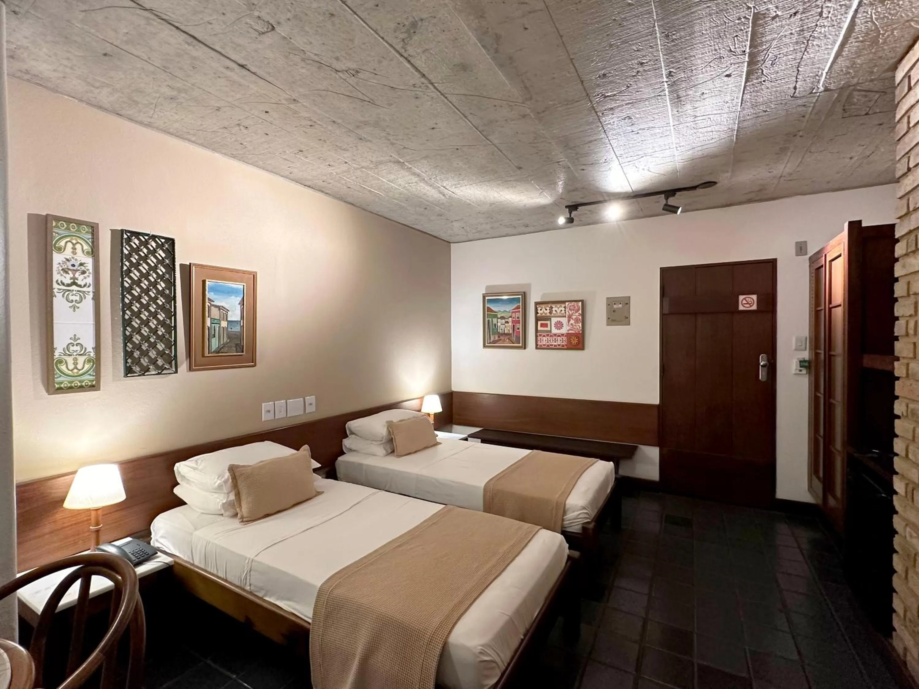 Bed in Hotel Catharina Paraguaçu