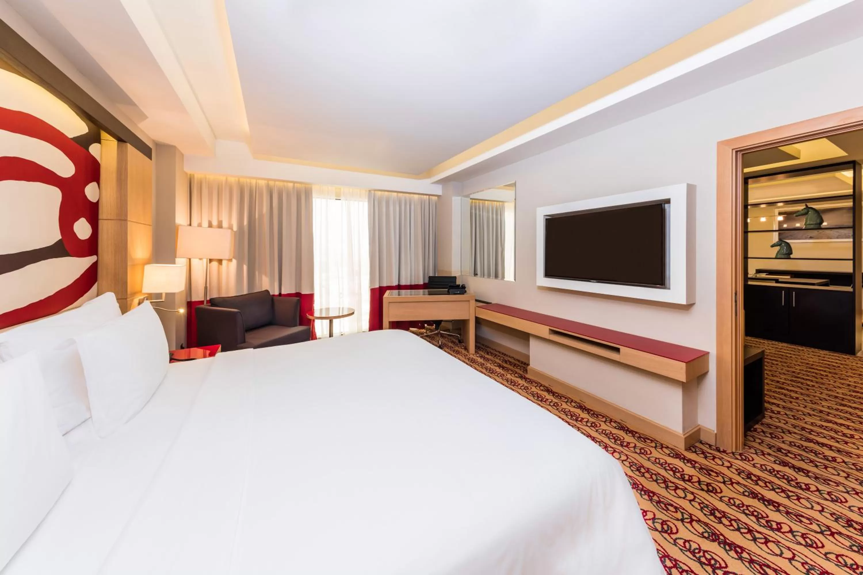 Photo of the whole room, Bed in Radisson Blu Hotel, Doha