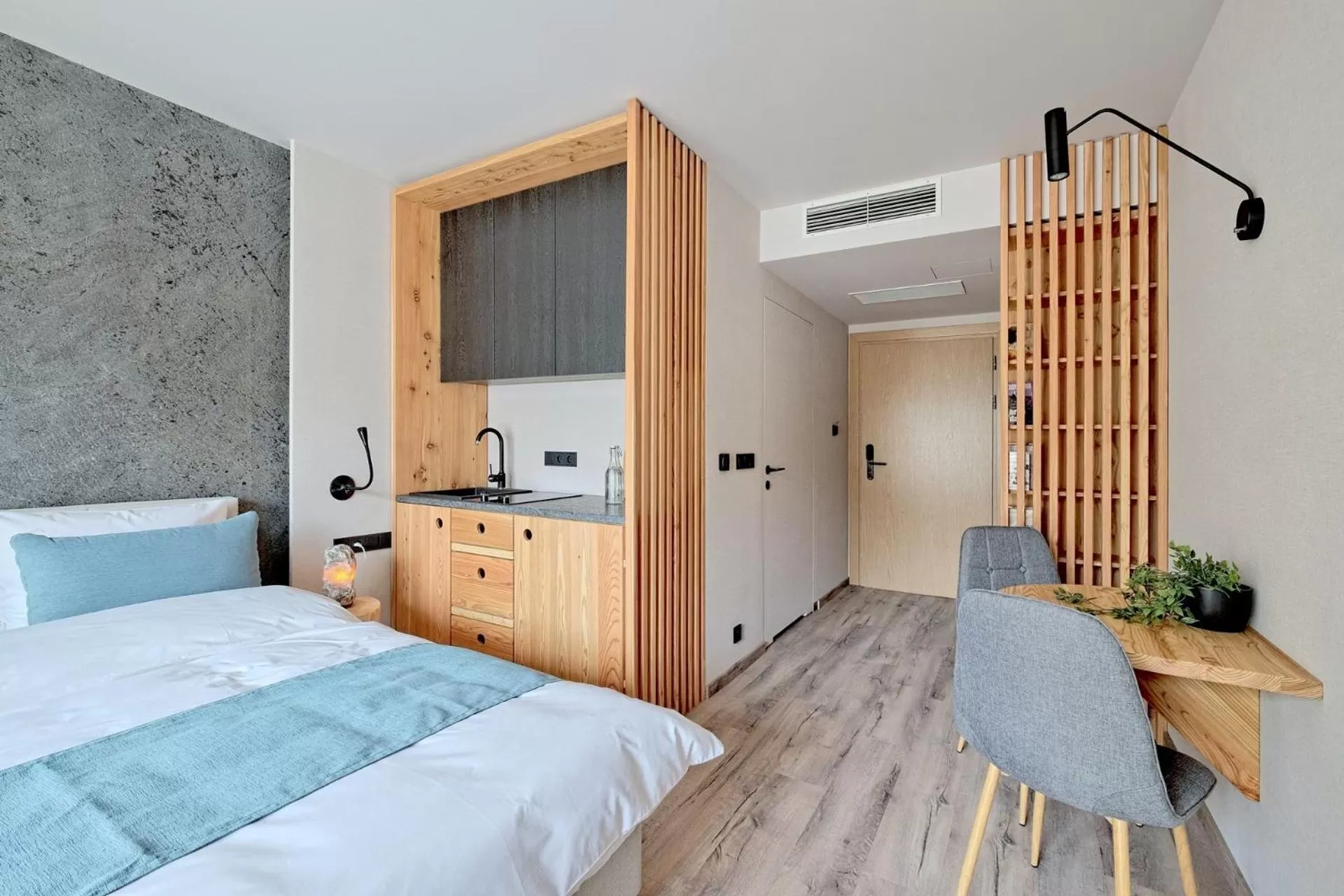 Bed in Harda House Friends & Spa