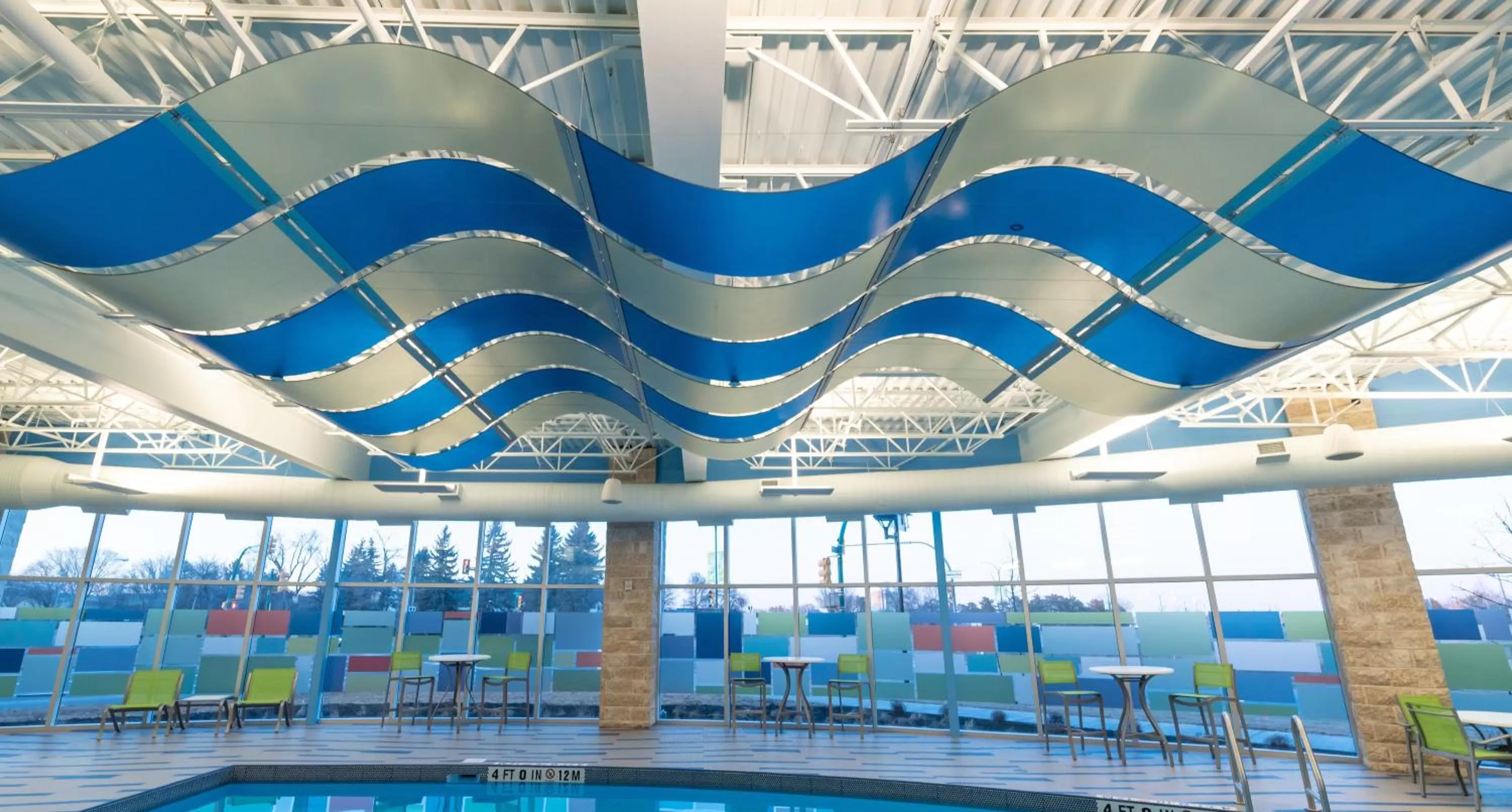 Swimming pool in Holiday Inn Express & Suites - Saskatoon East - University by IHG