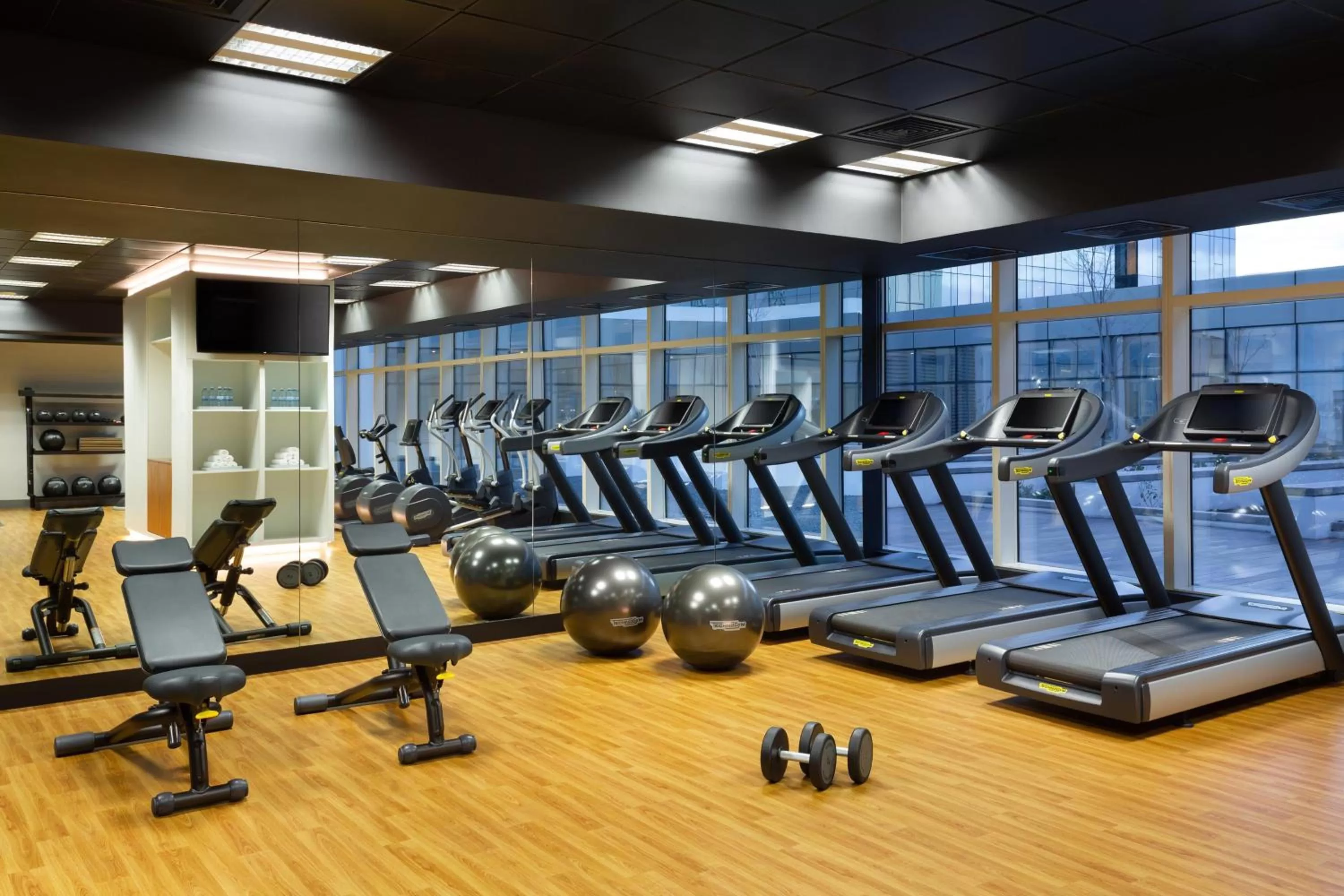 Fitness centre/facilities in Sheraton Astana Hotel