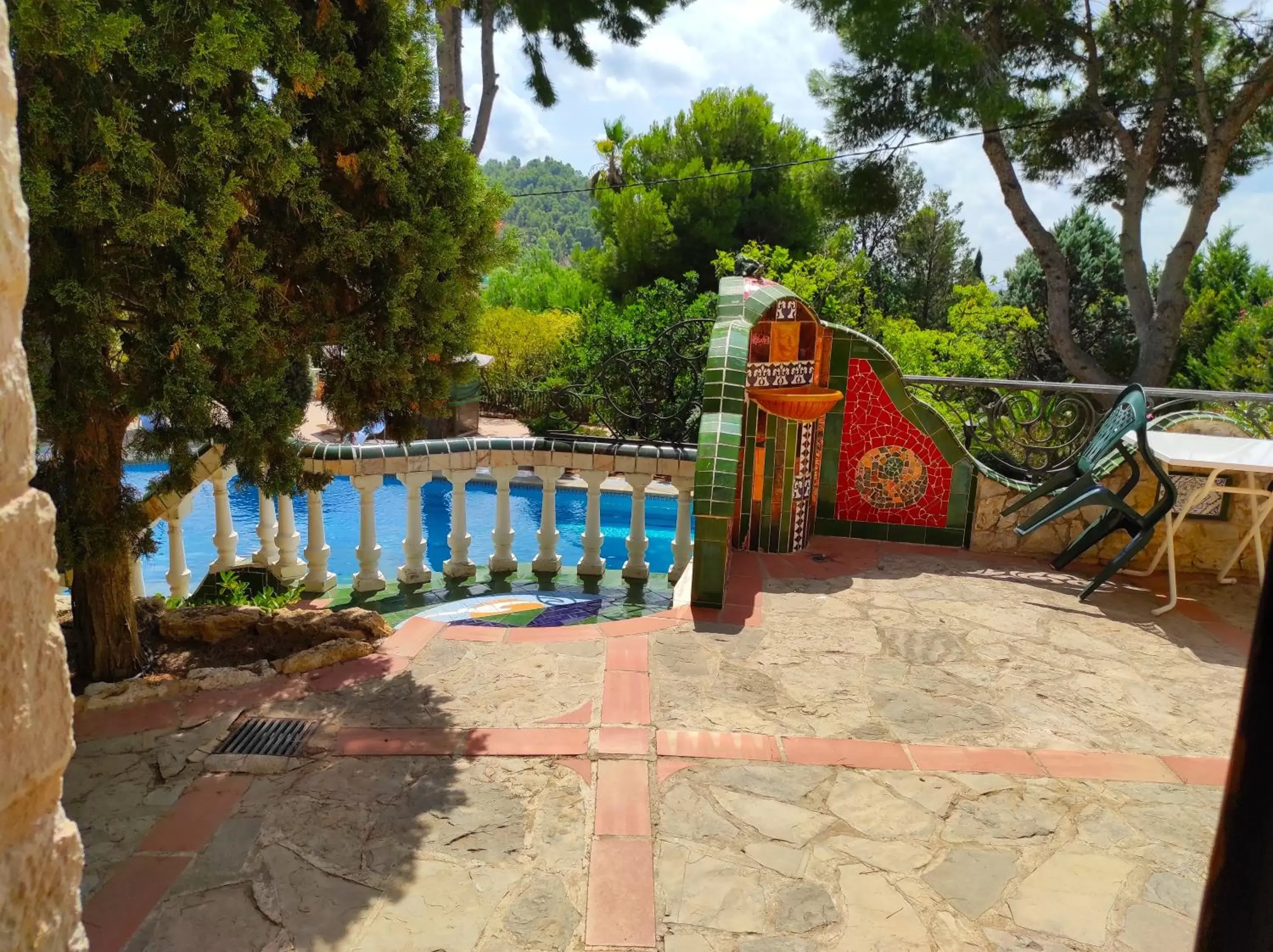 Pool View in Apartamentos Gaudi Style