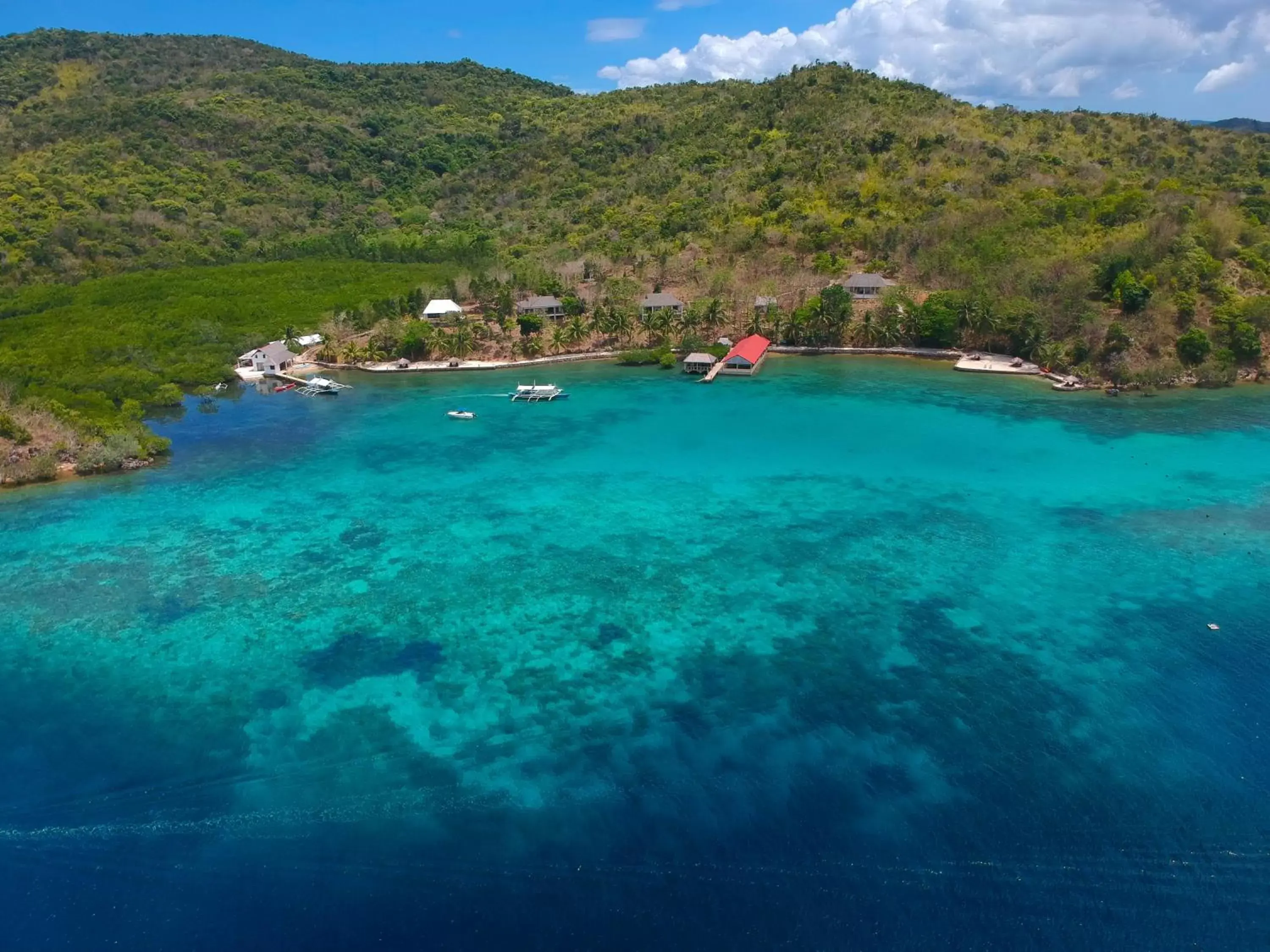 Bird's eye view, Bird's-eye View in Chindonan Dive Resort