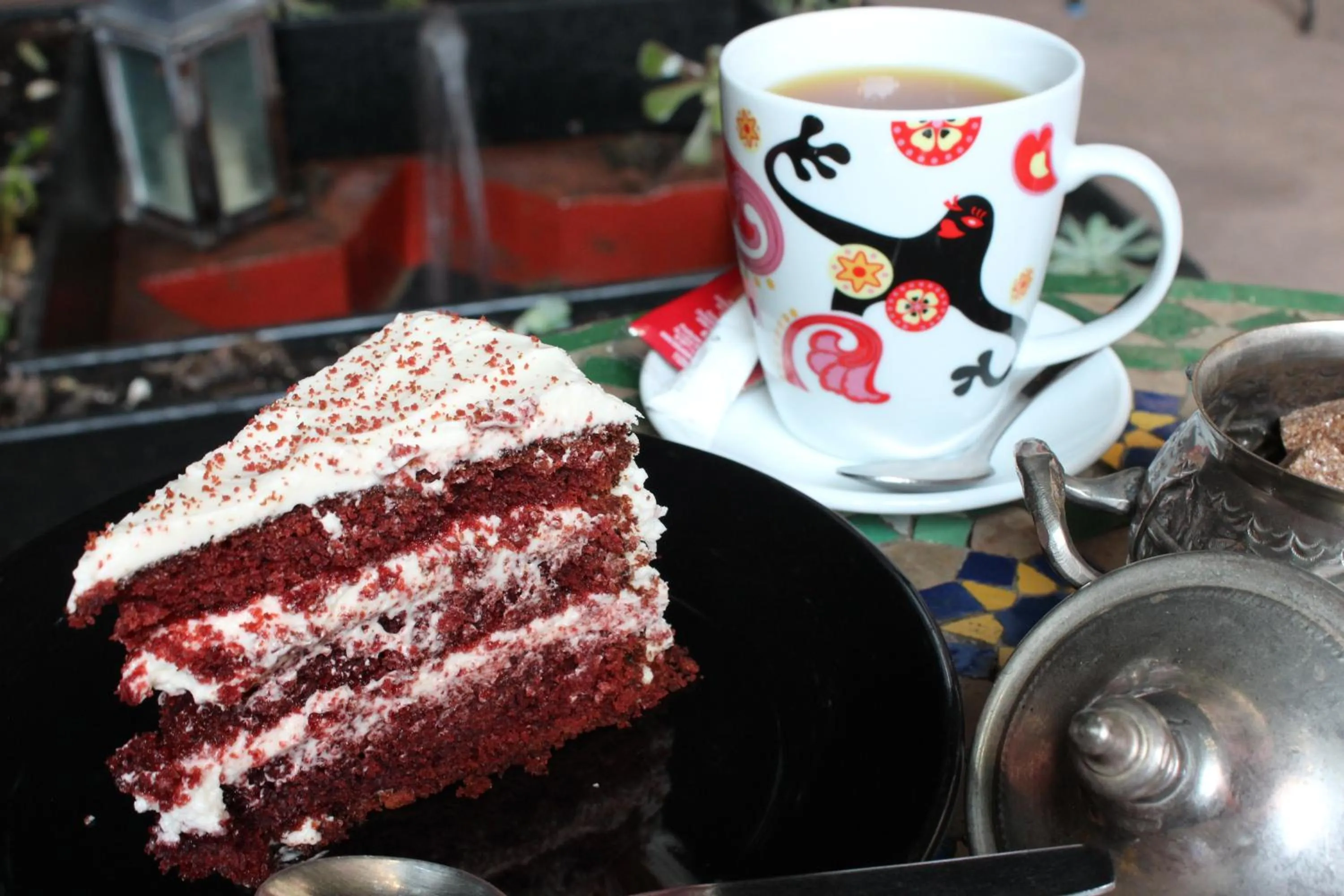 Food and drinks in Hotel la Boheme