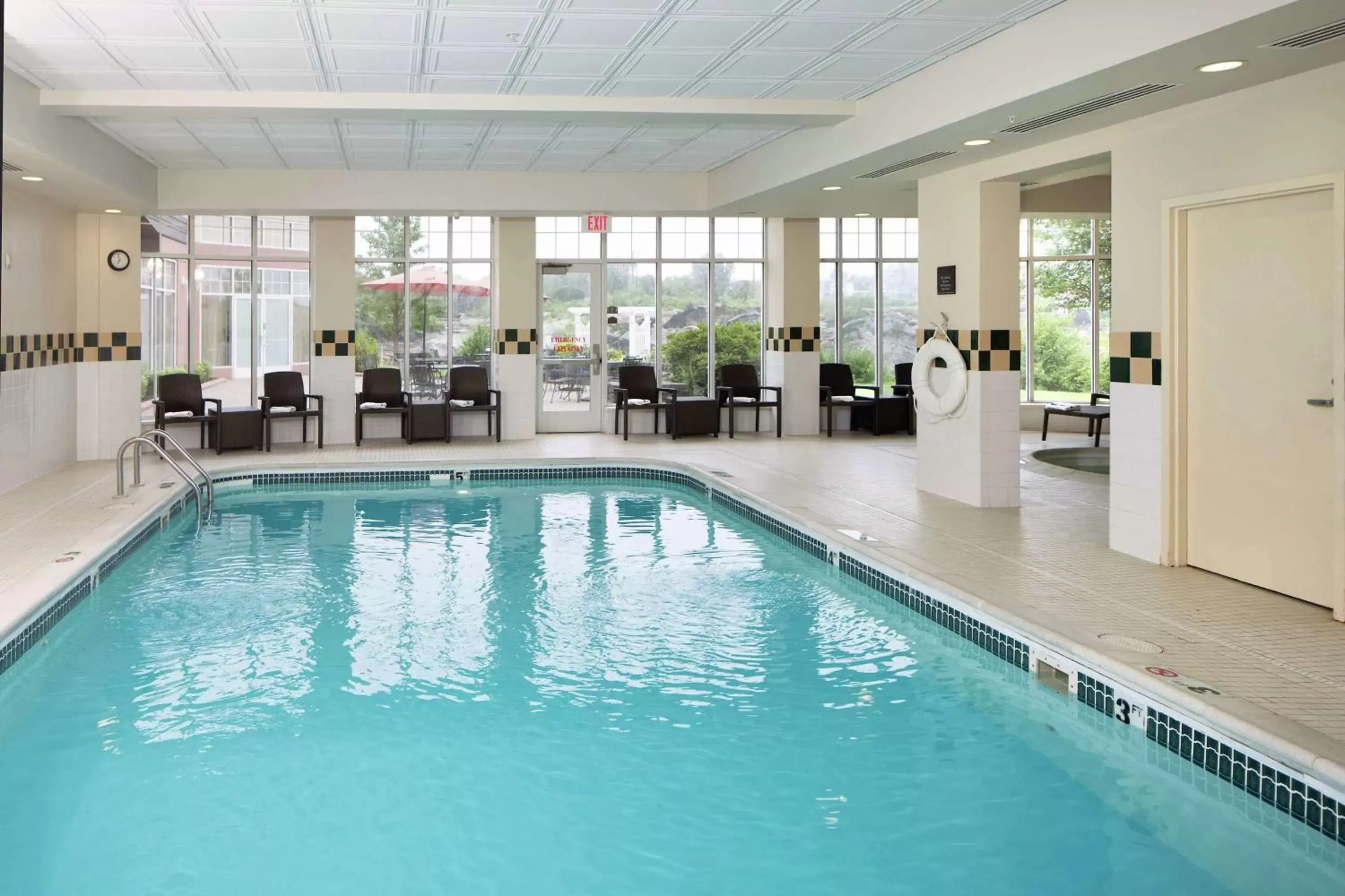 Pool view, Swimming Pool in Hilton Garden Inn Auburn Riverwatch