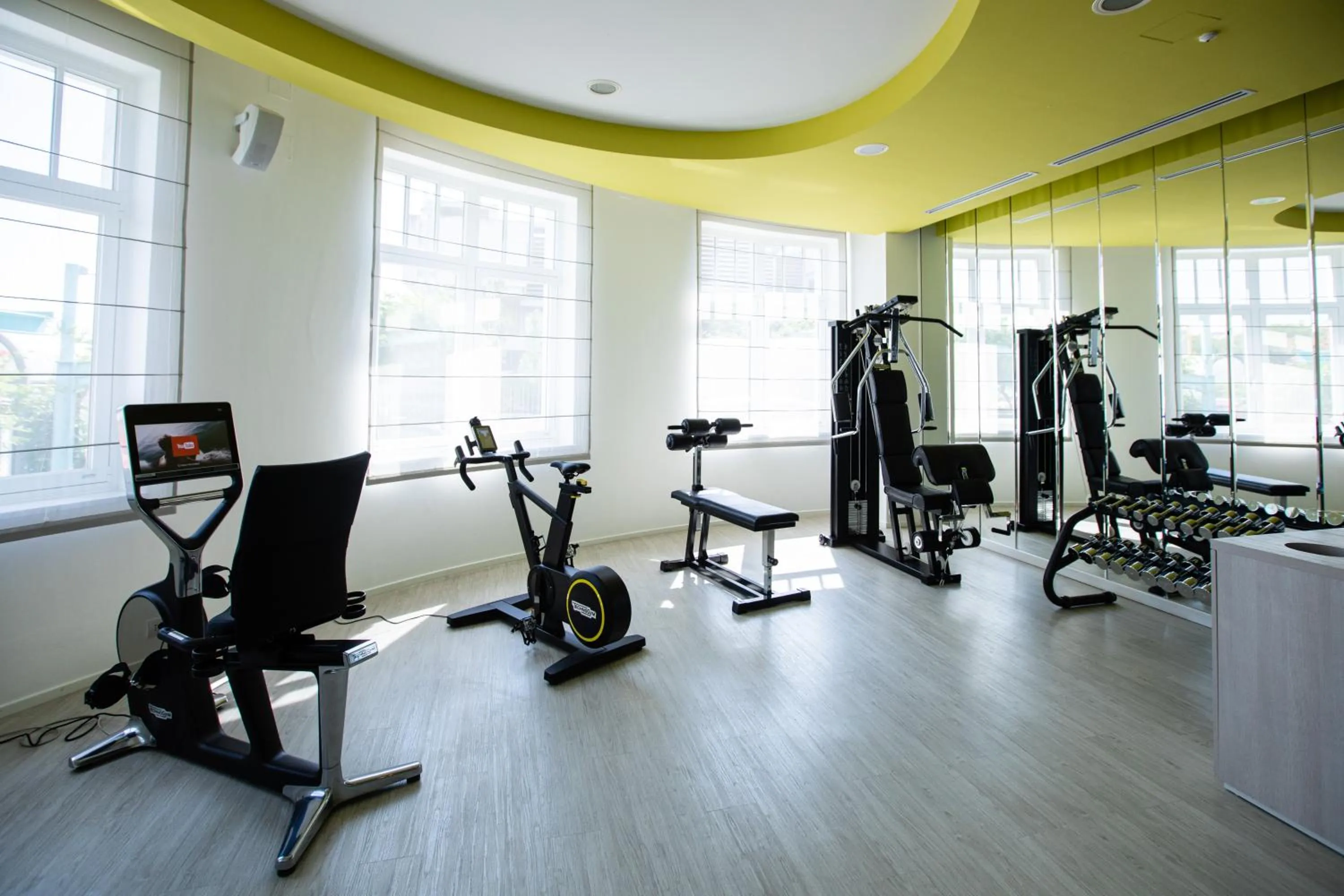 Fitness centre/facilities in Hotel Savoy