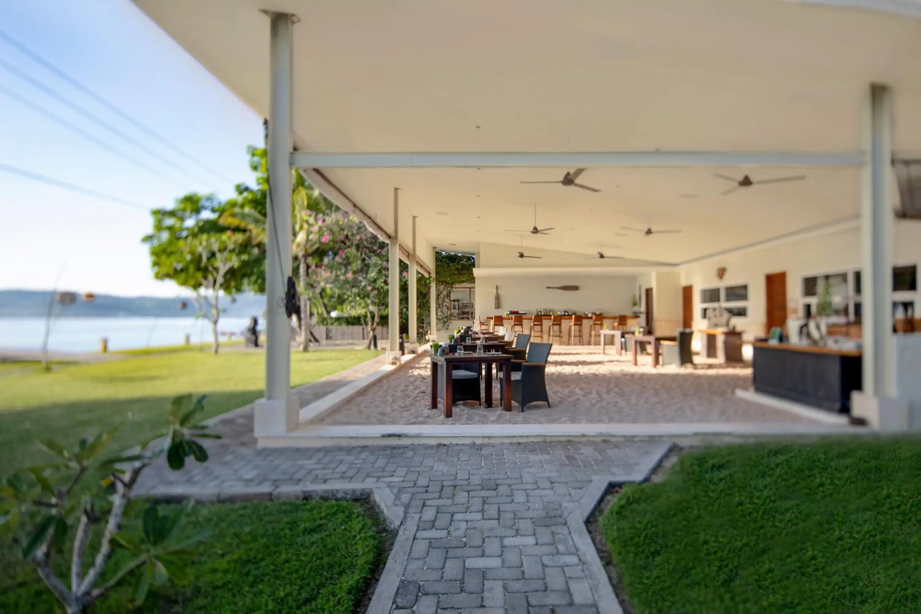 Patio in Kokomo Resort Gili Gede