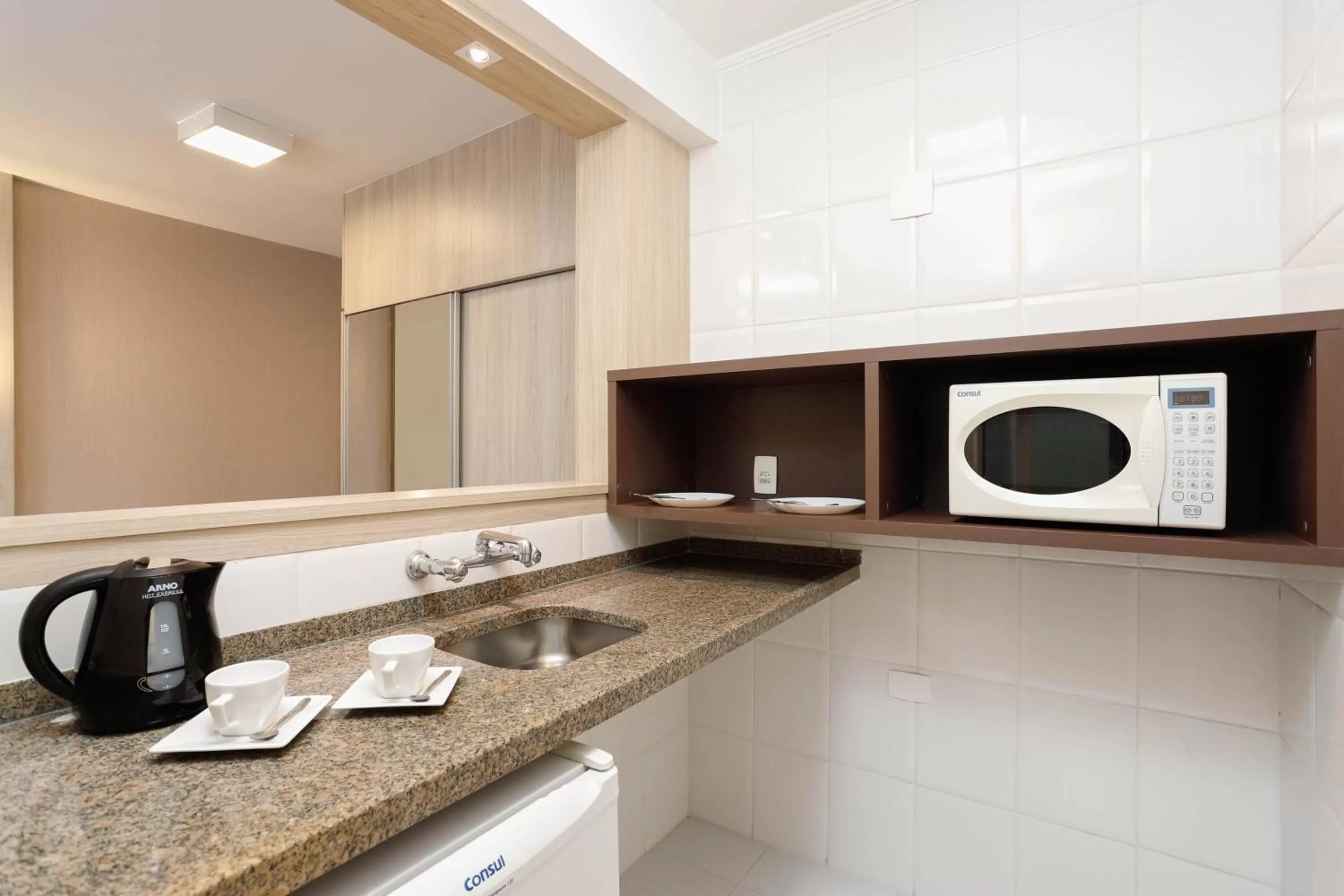Kitchen or kitchenette in Mercure Sao Paulo Alamedas