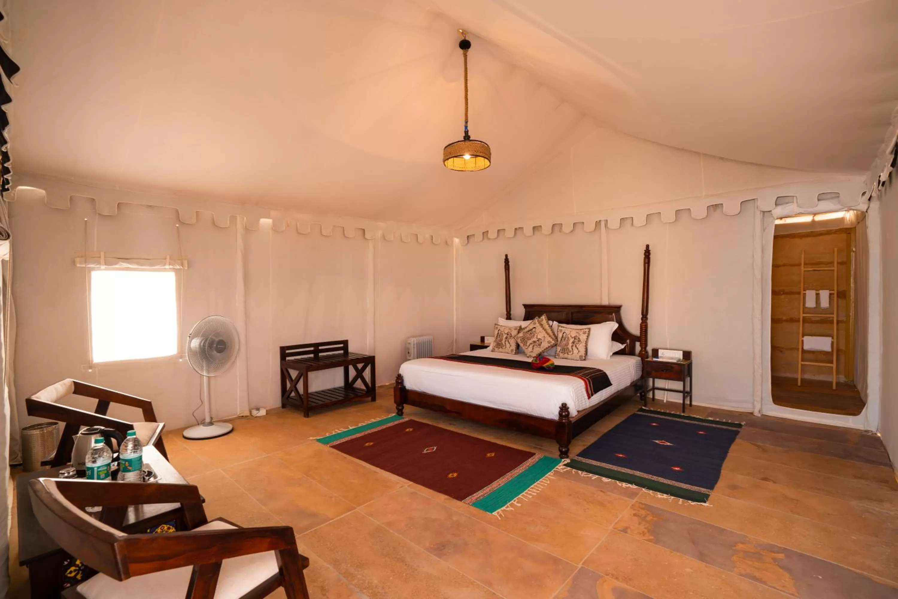 Bed in Helsinki Desert Camp