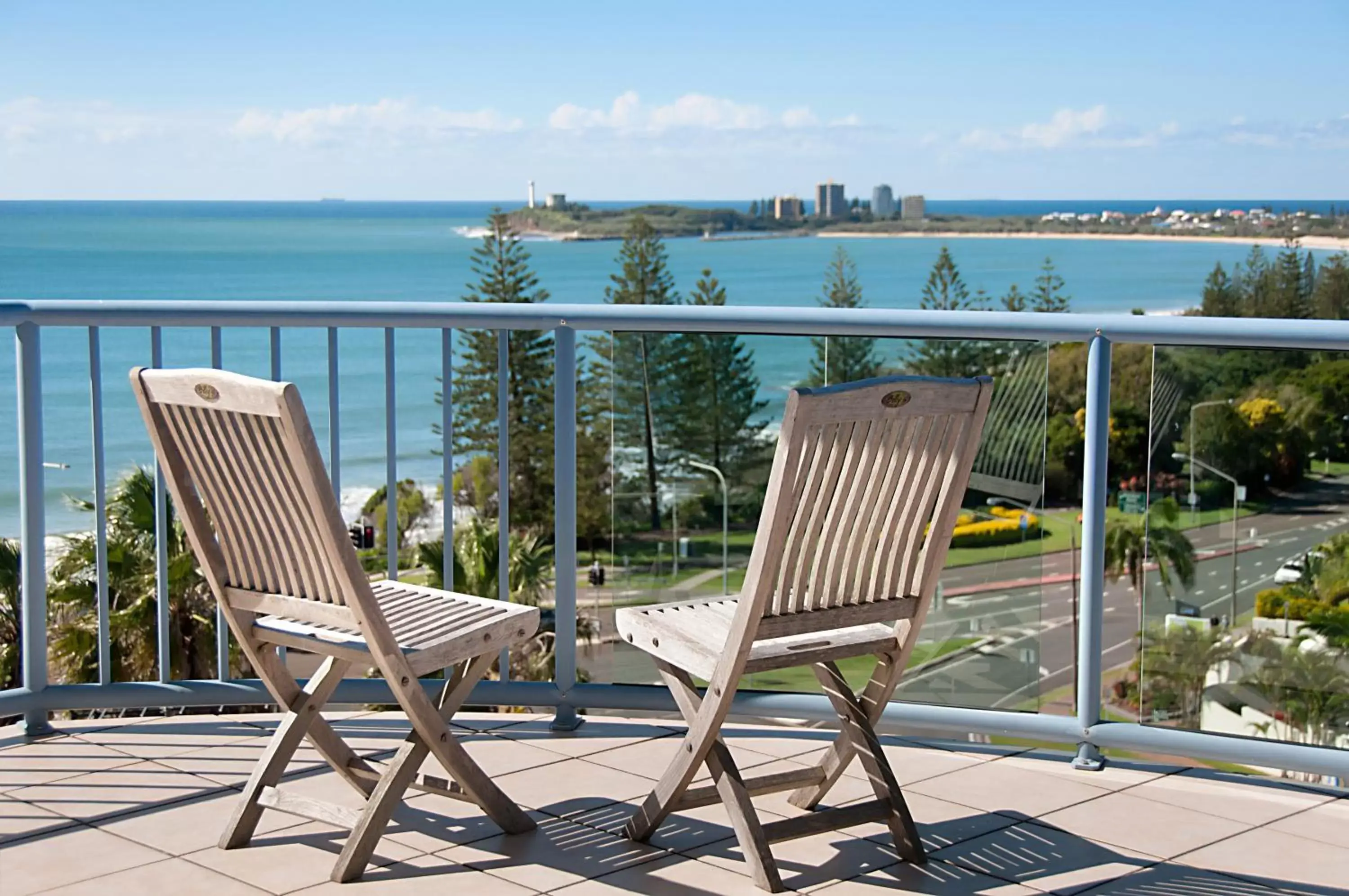 Balcony/Terrace, Sea View in Alexandra on the Pacific